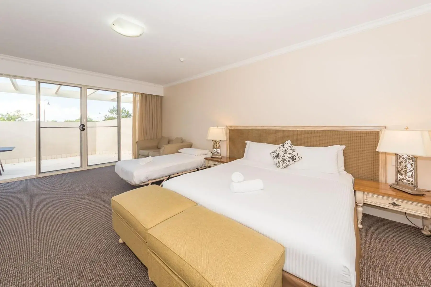 Bed in Harrington River Lodge Bed in Harrington River Lodge