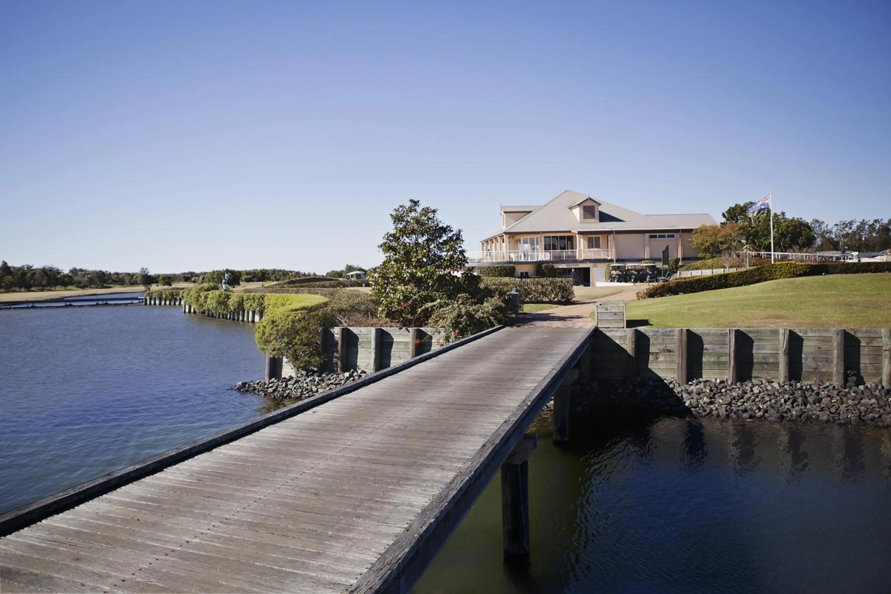 Golfcourse in Harrington River Lodge