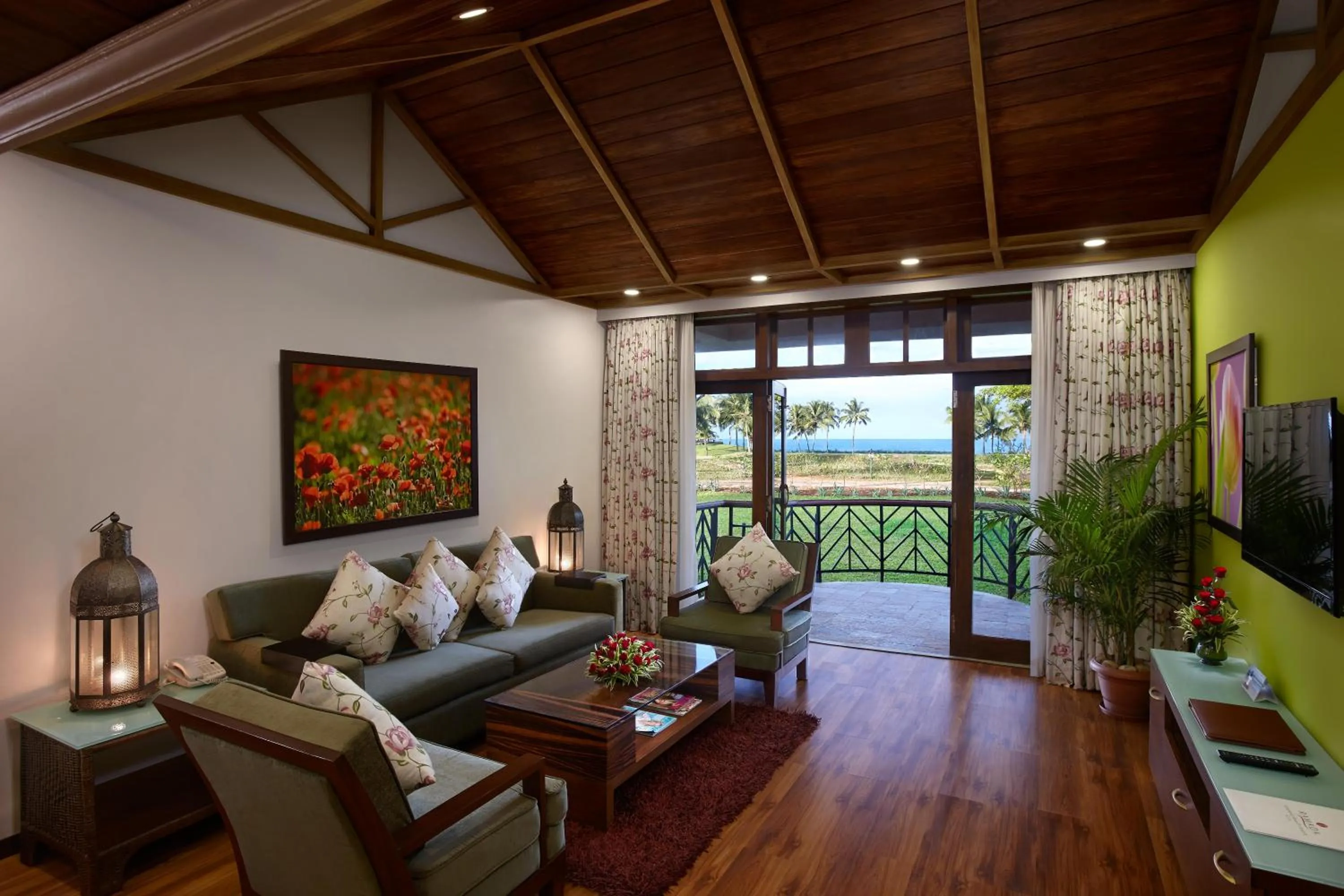 Living room in Caravela Beach Resort