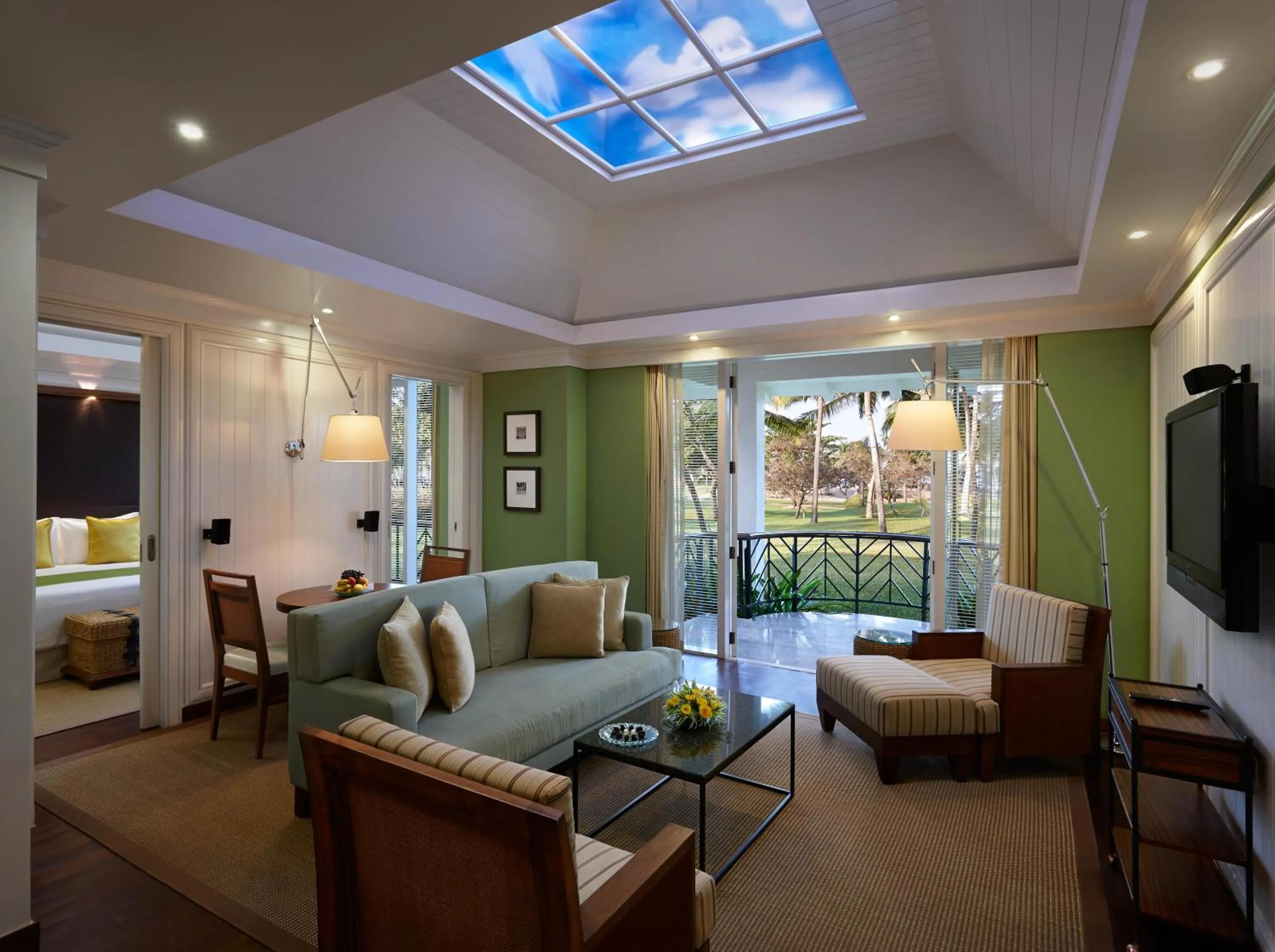 Living room, Bed in Caravela Beach Resort