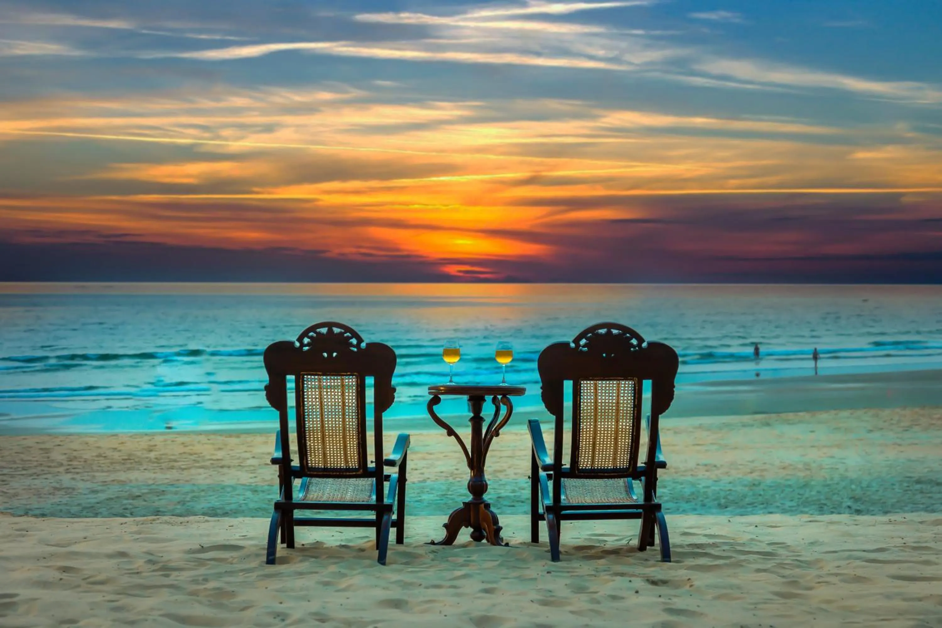 Sunset in Caravela Beach Resort