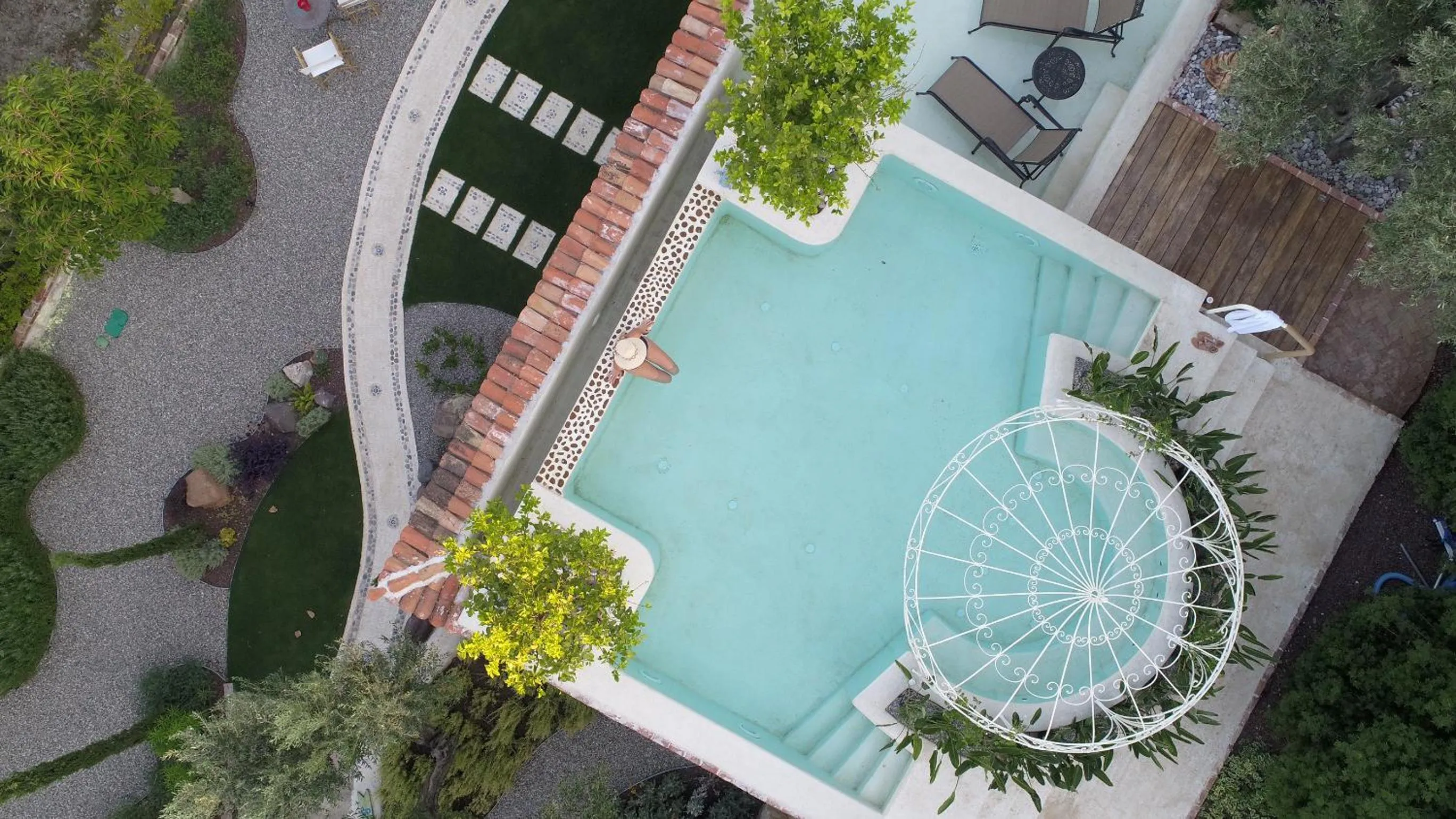 Bird's eye view in Villa Taraça Alaçatı Romantik Otel