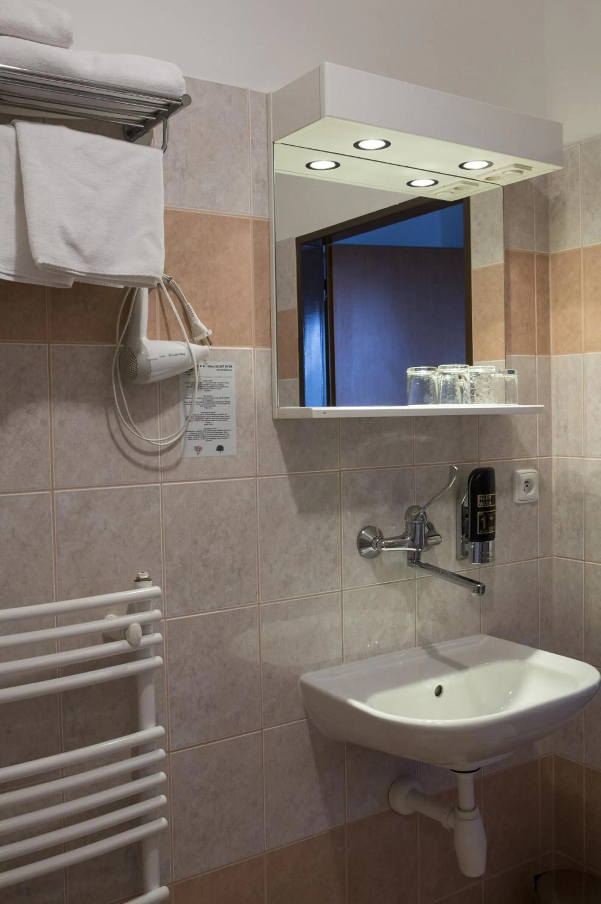 Bathroom in Hotel Selsky Dvur