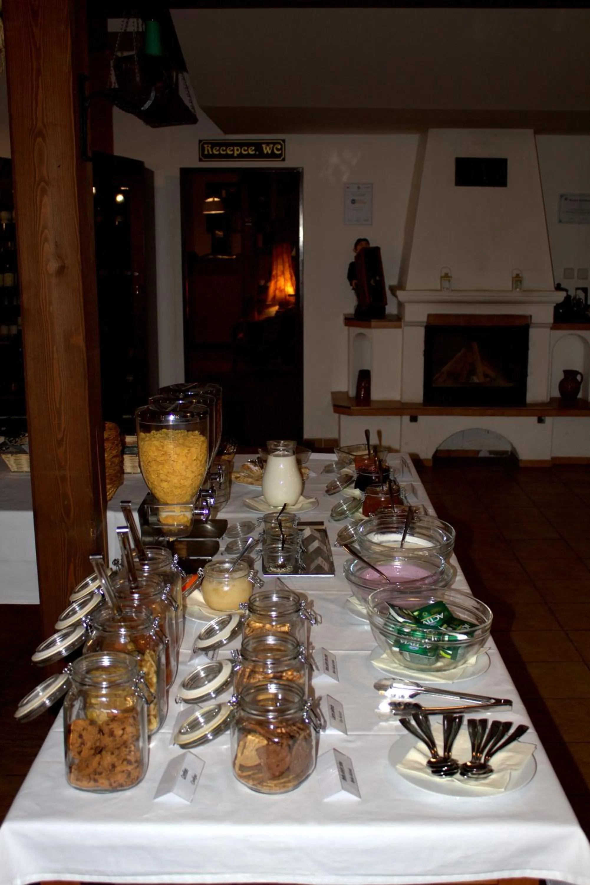 Buffet breakfast in Hotel Selsky Dvur