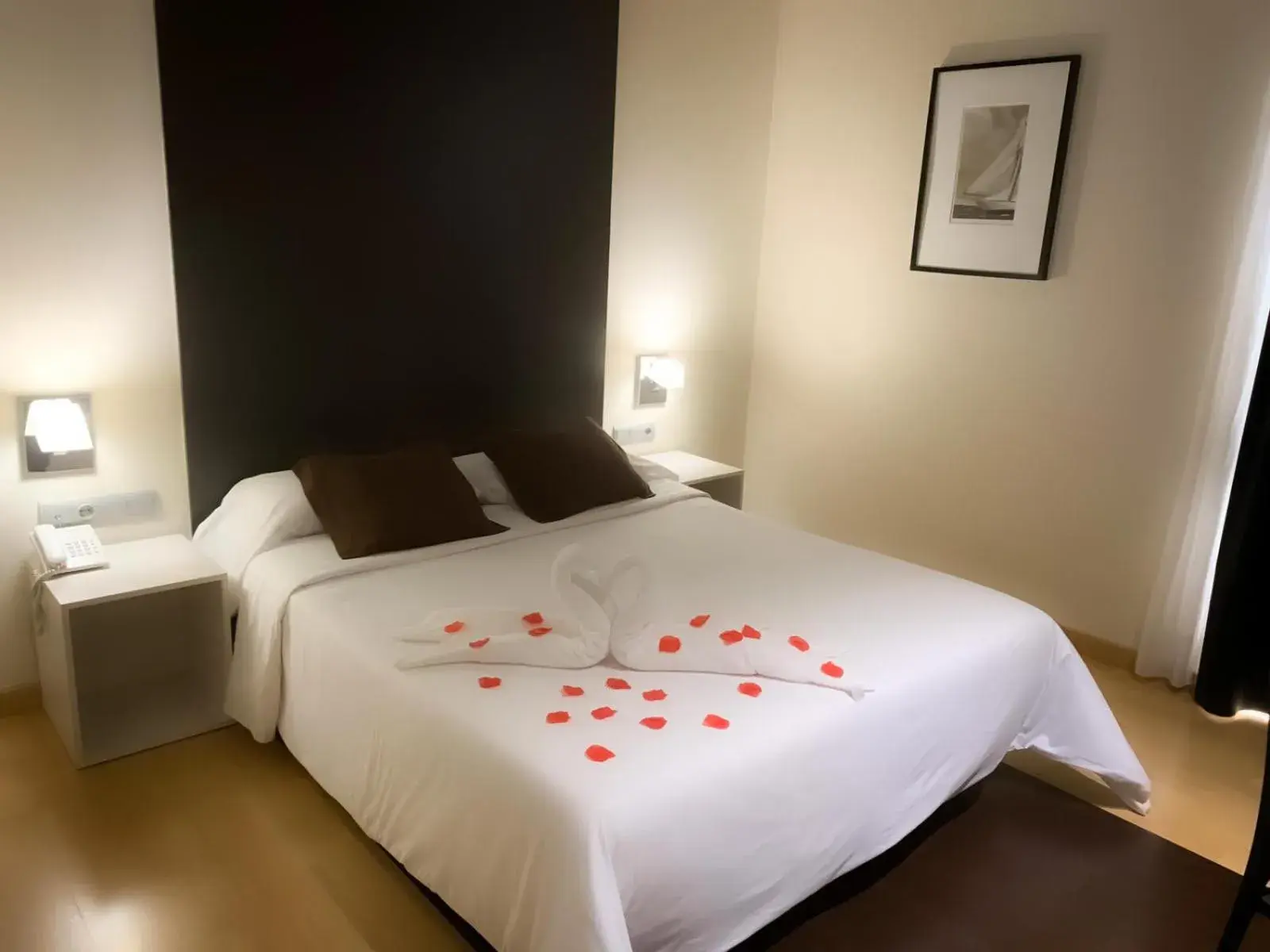 Bed in Hotel Ortuella Bed in Hotel Ortuella