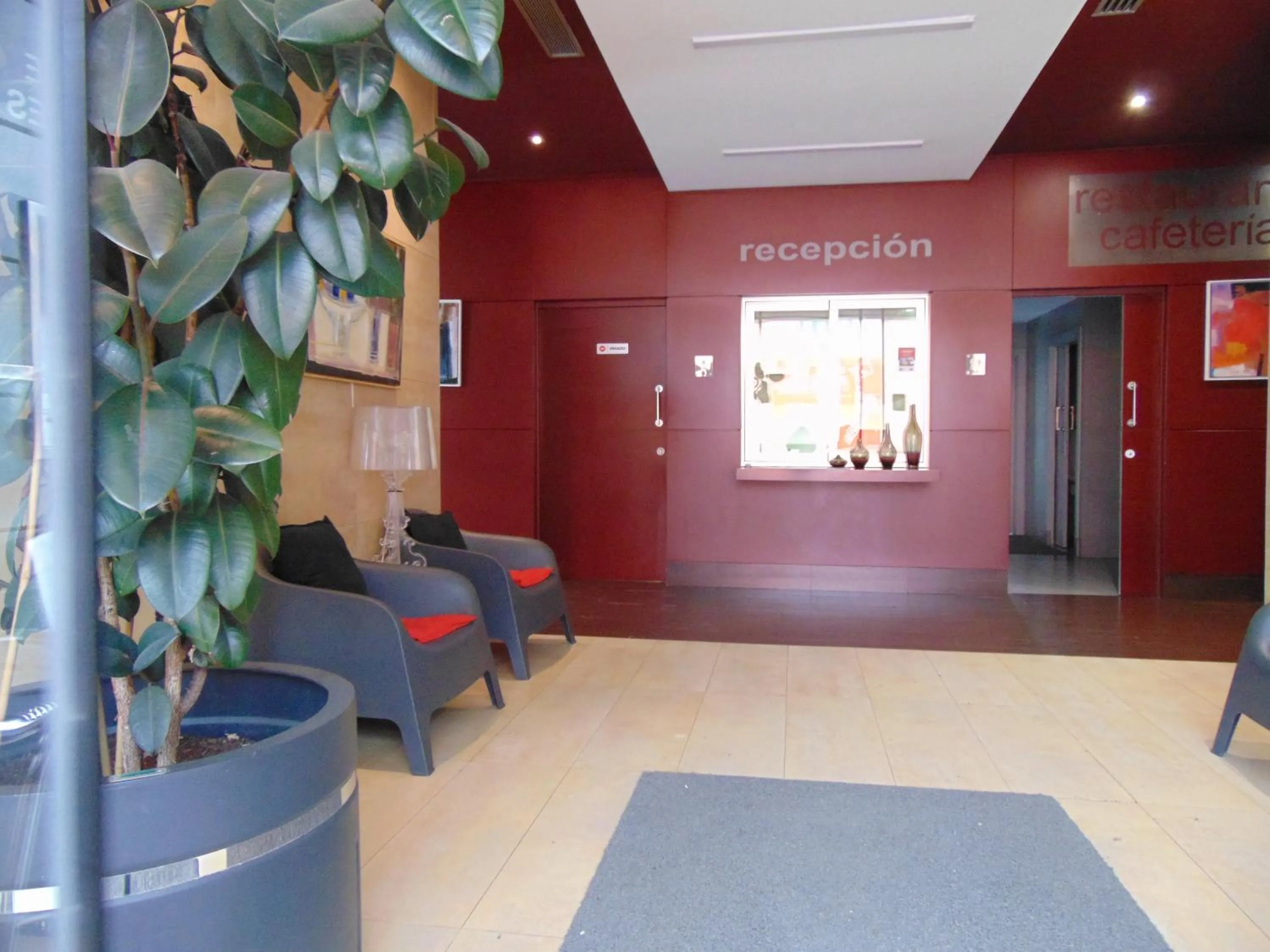 Lobby or reception in Hotel Ortuella