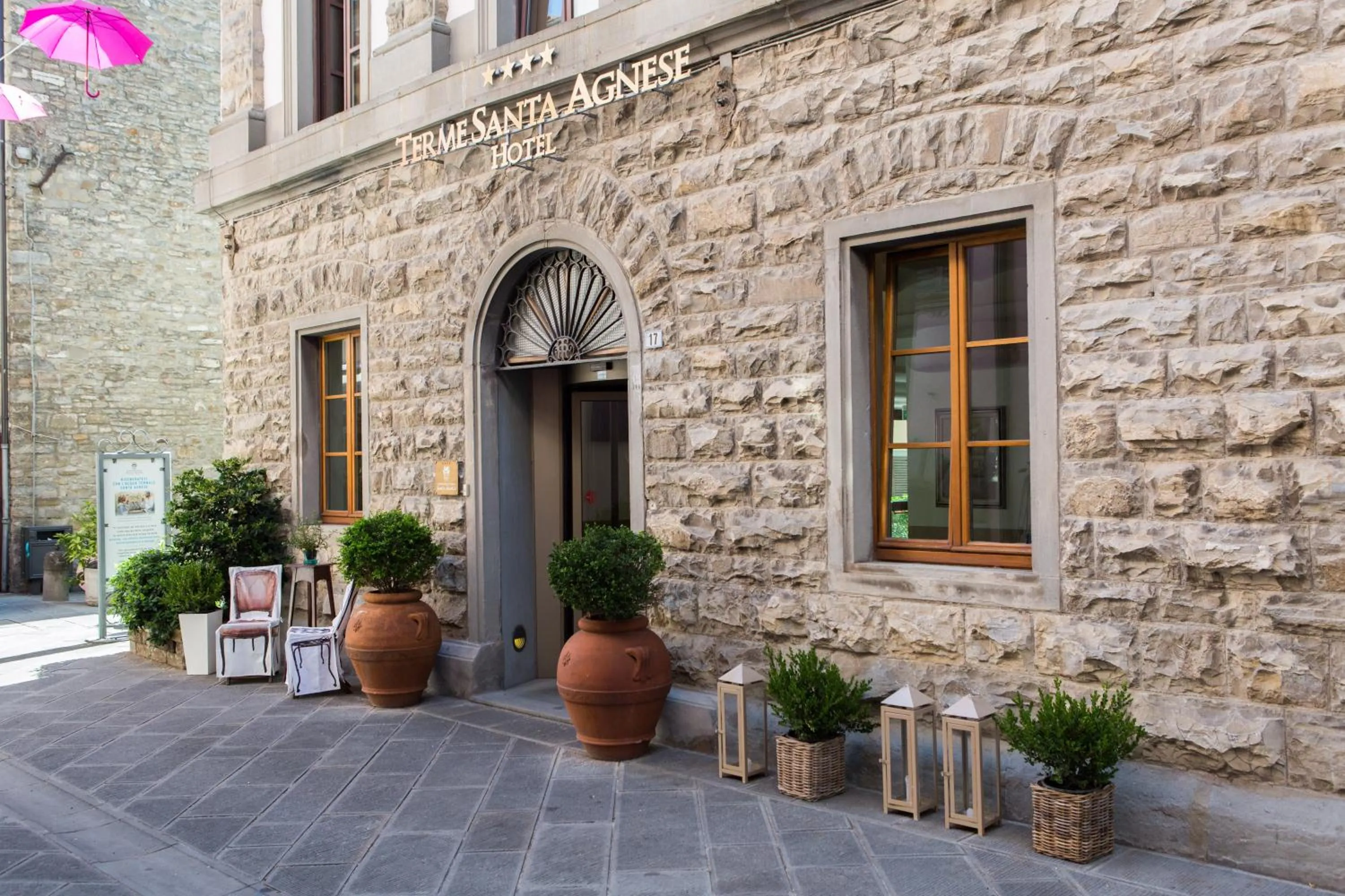 Facade/entrance in Hotel Delle Terme Santa Agnese