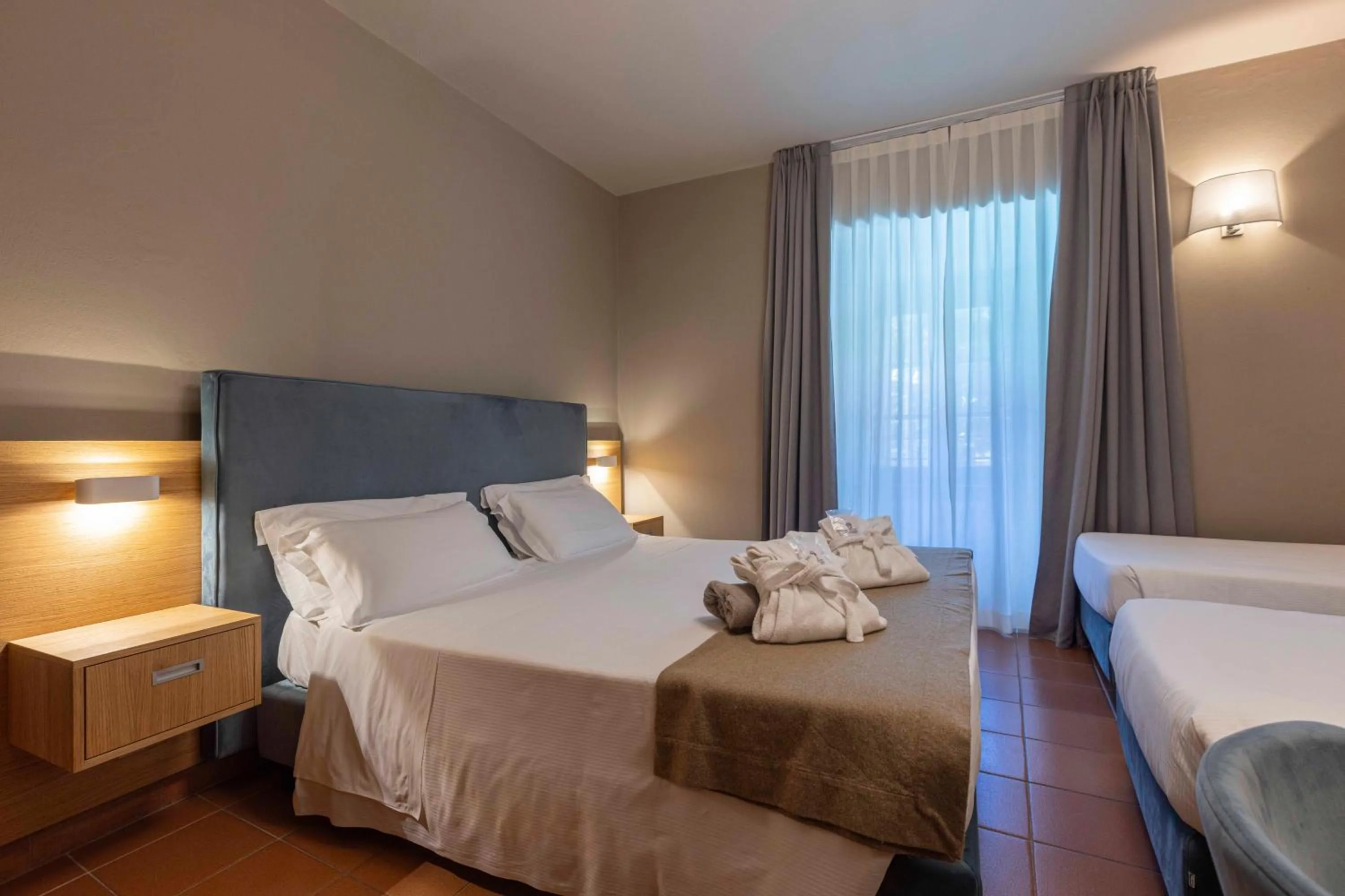 Bedroom, Bed in Hotel Delle Terme Santa Agnese