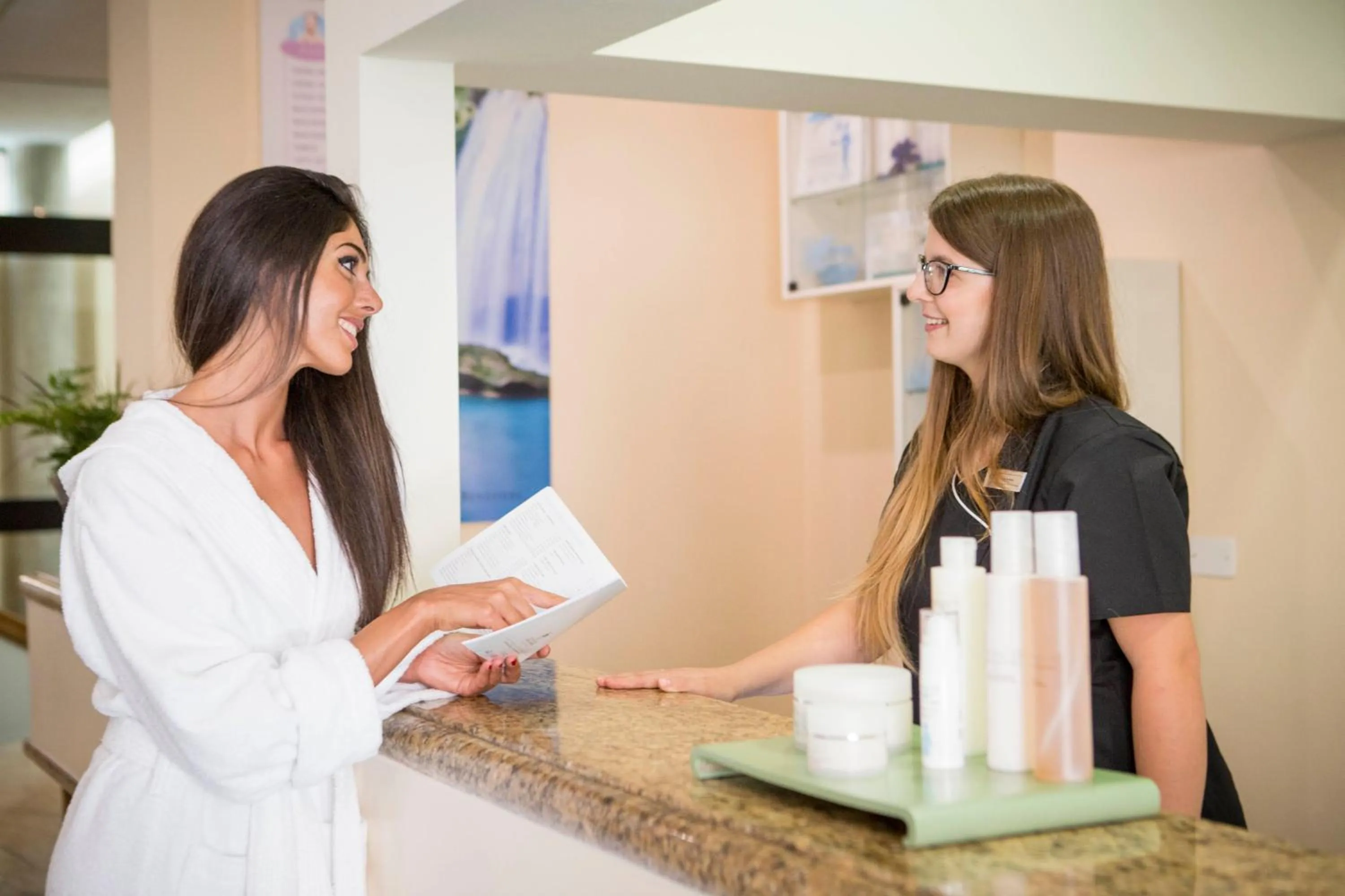 Lobby or reception in Hotel Delle Terme Santa Agnese