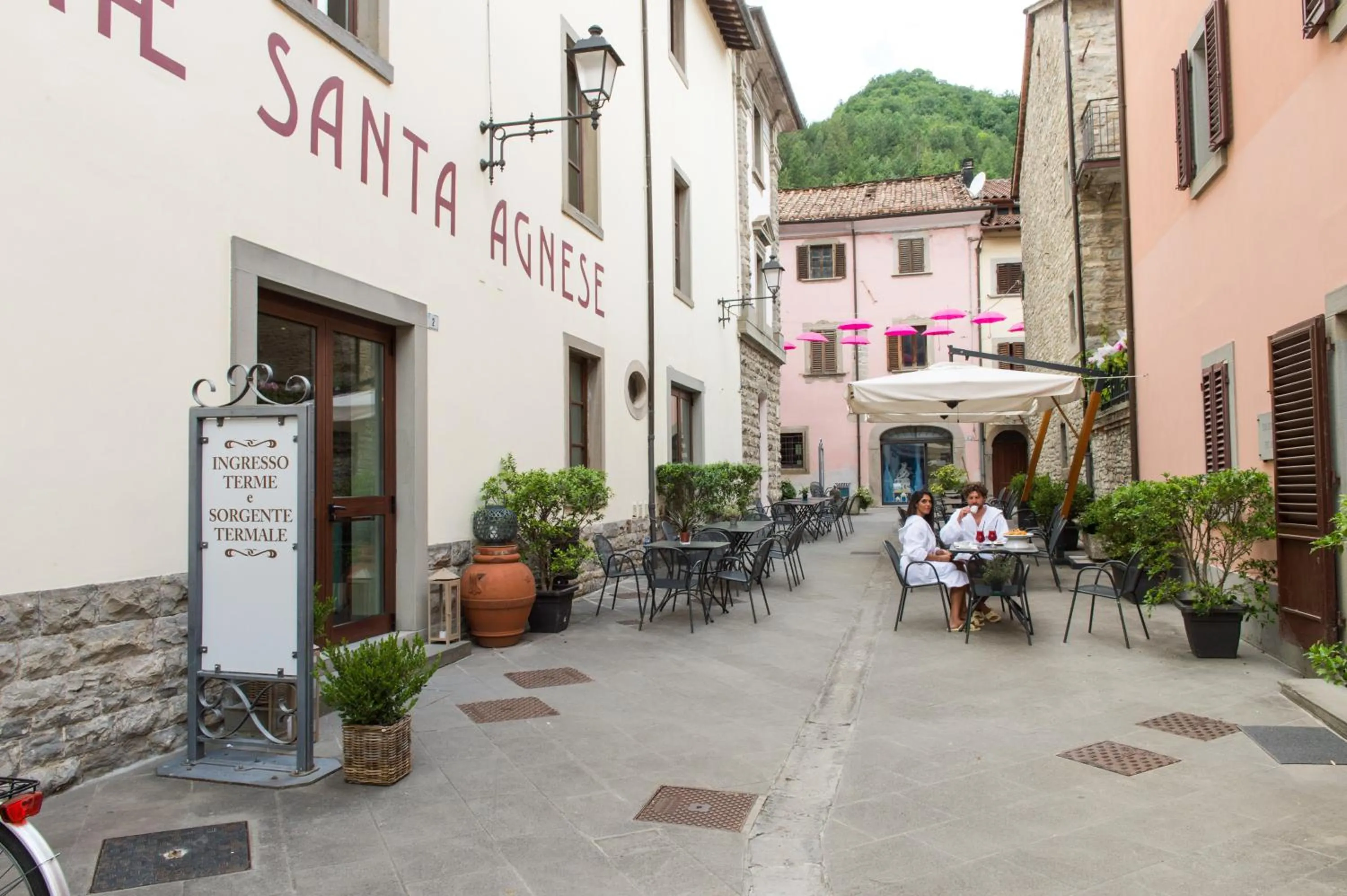 Facade/entrance in Hotel Delle Terme Santa Agnese