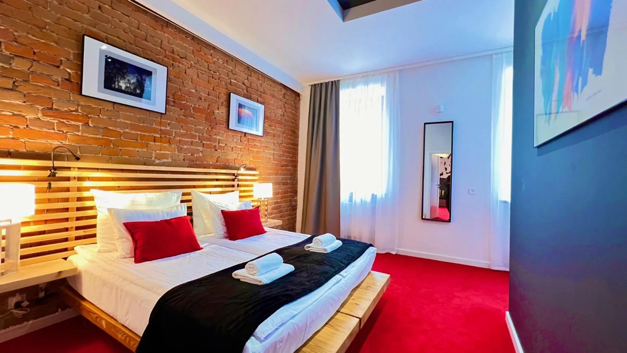 Bedroom, Bed in Hotel77