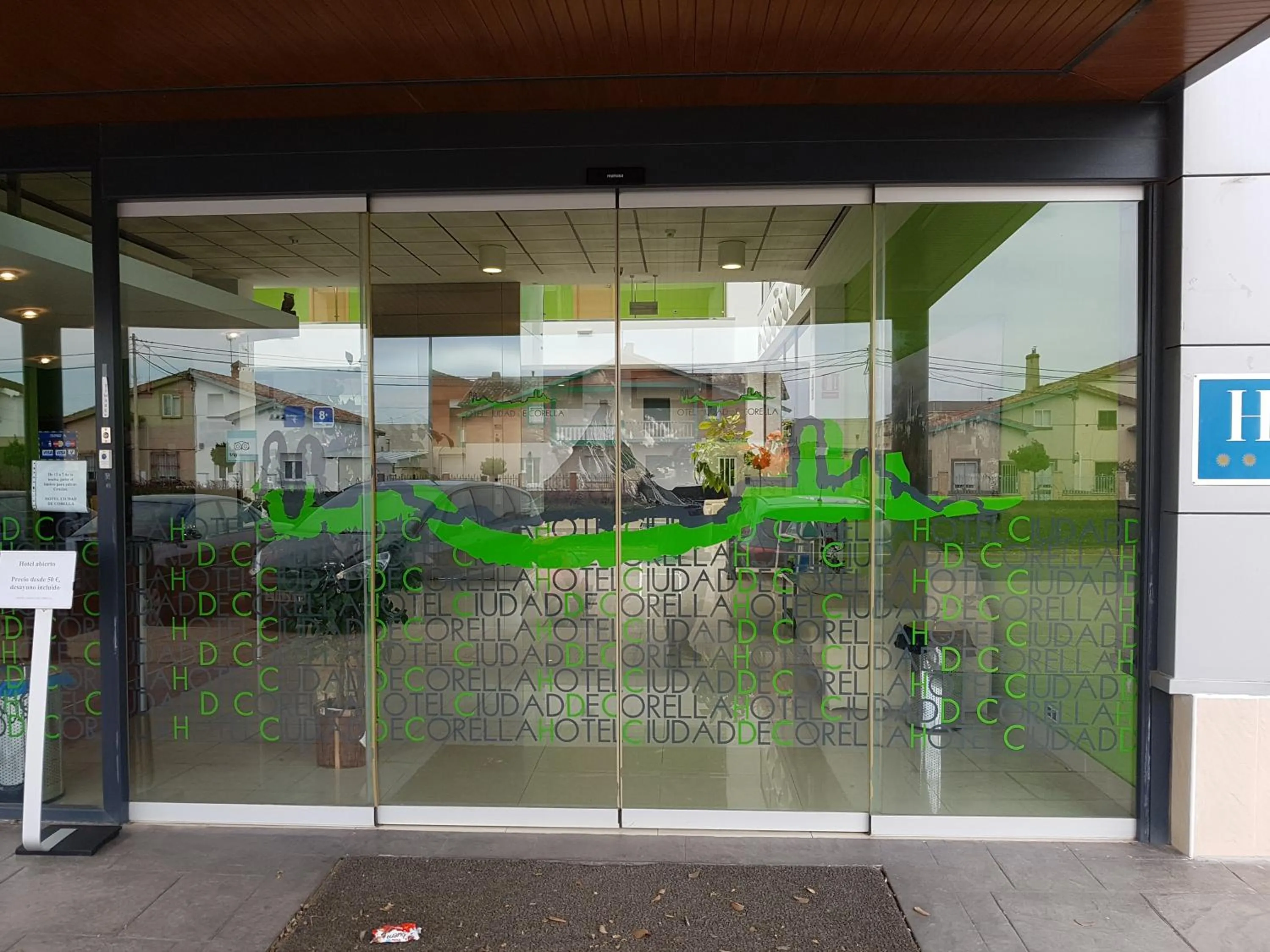 Lobby or reception, Facade/Entrance in Hotel Ciudad de Corella