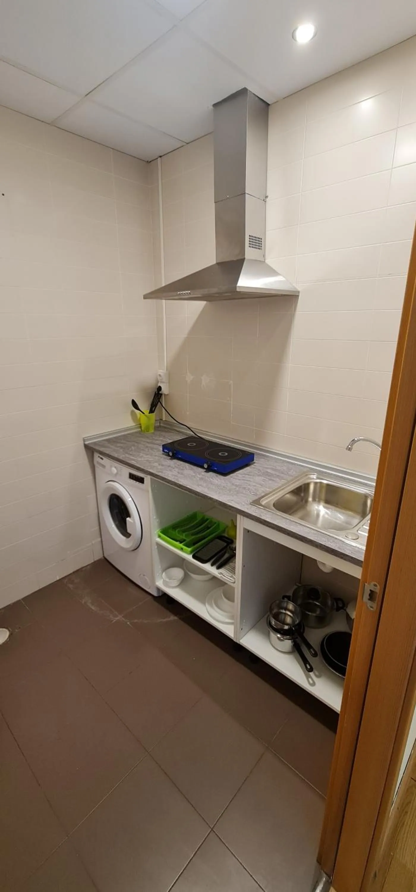 Kitchen or kitchenette, Kitchen/Kitchenette in Hotel Ciudad de Corella