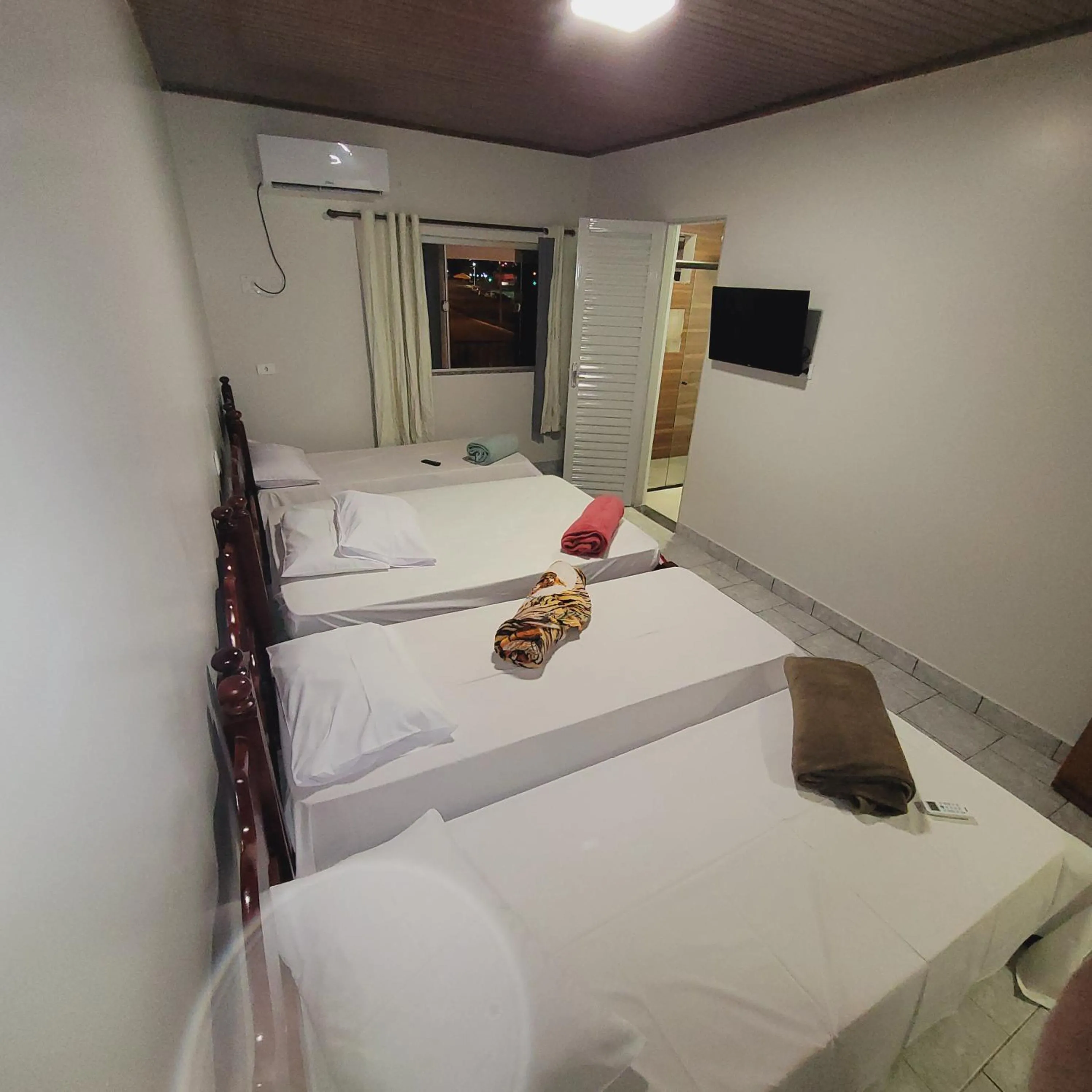 Bed in Hilton Hotel
