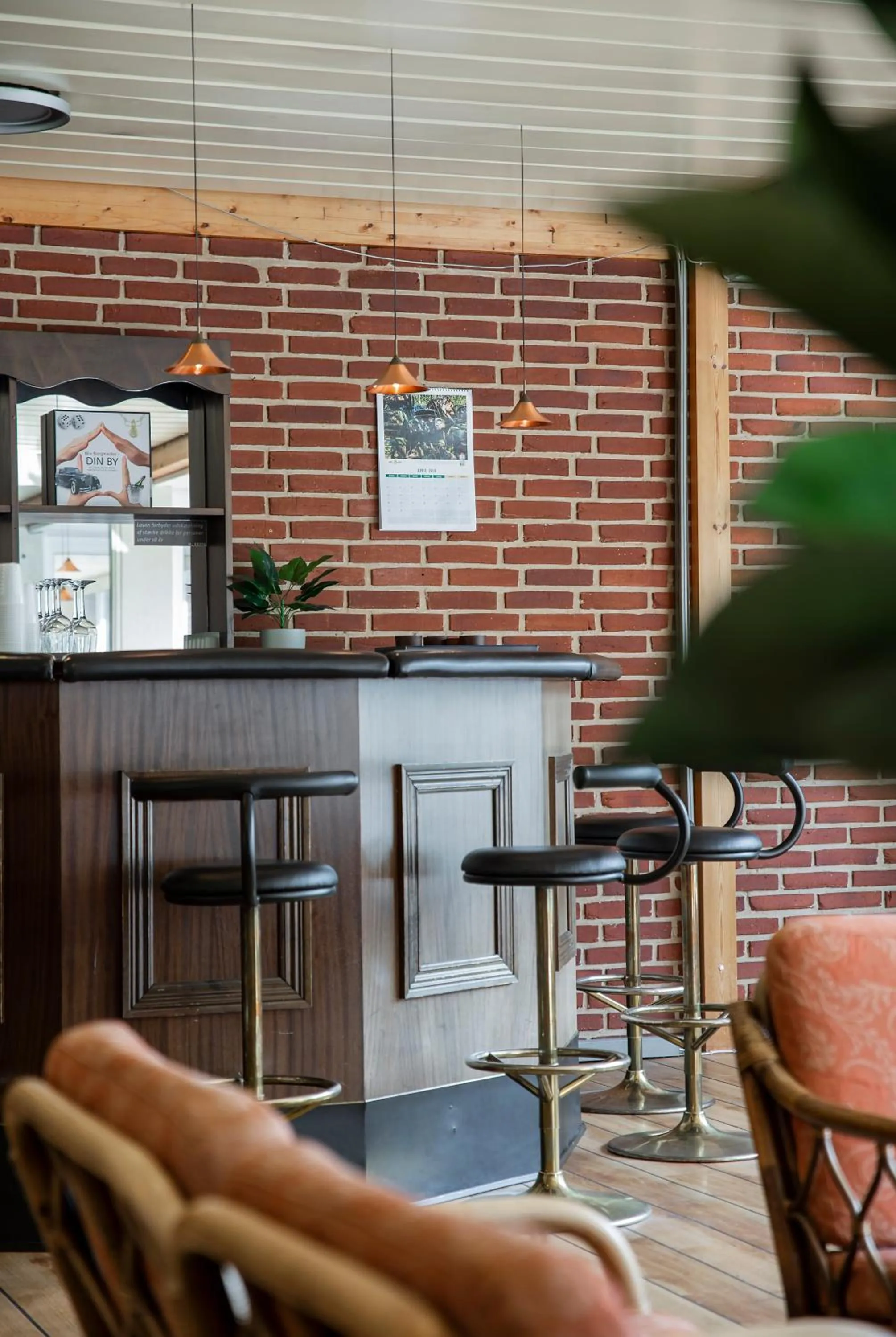 Living room in Hotel Lynggaarden