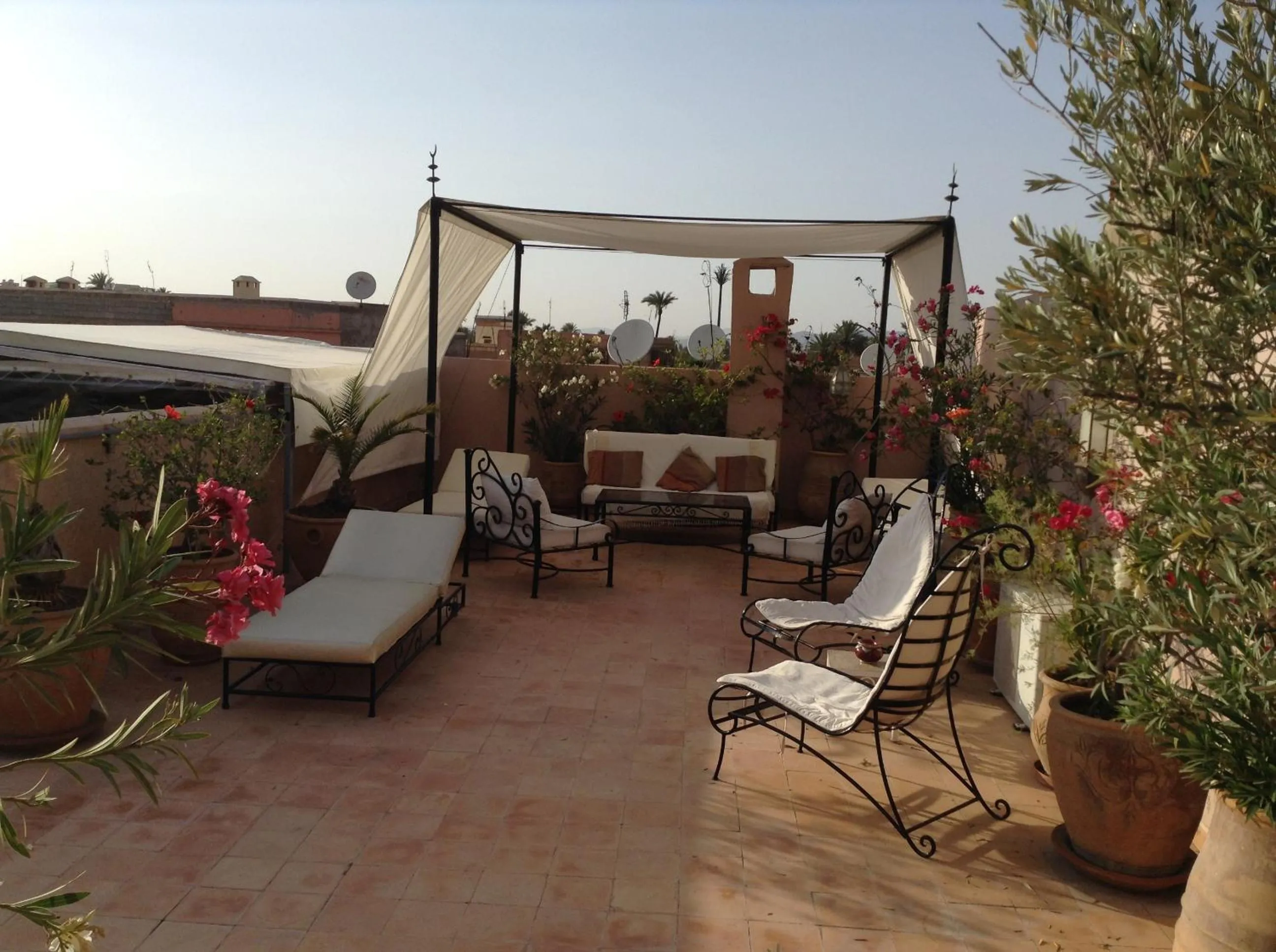 Balcony/Terrace in Riad Irene