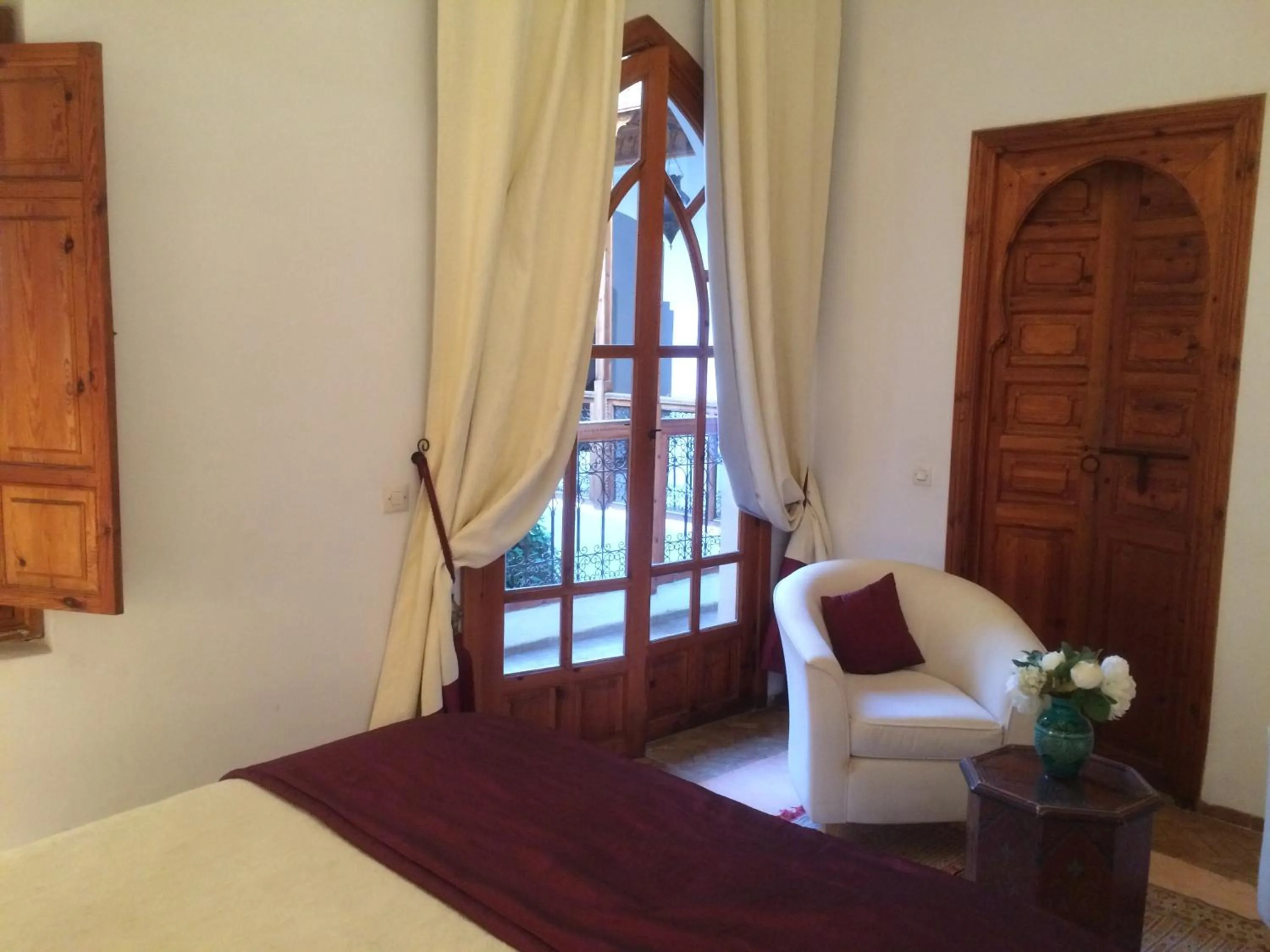 View (from property/room), Bed in Riad Irene