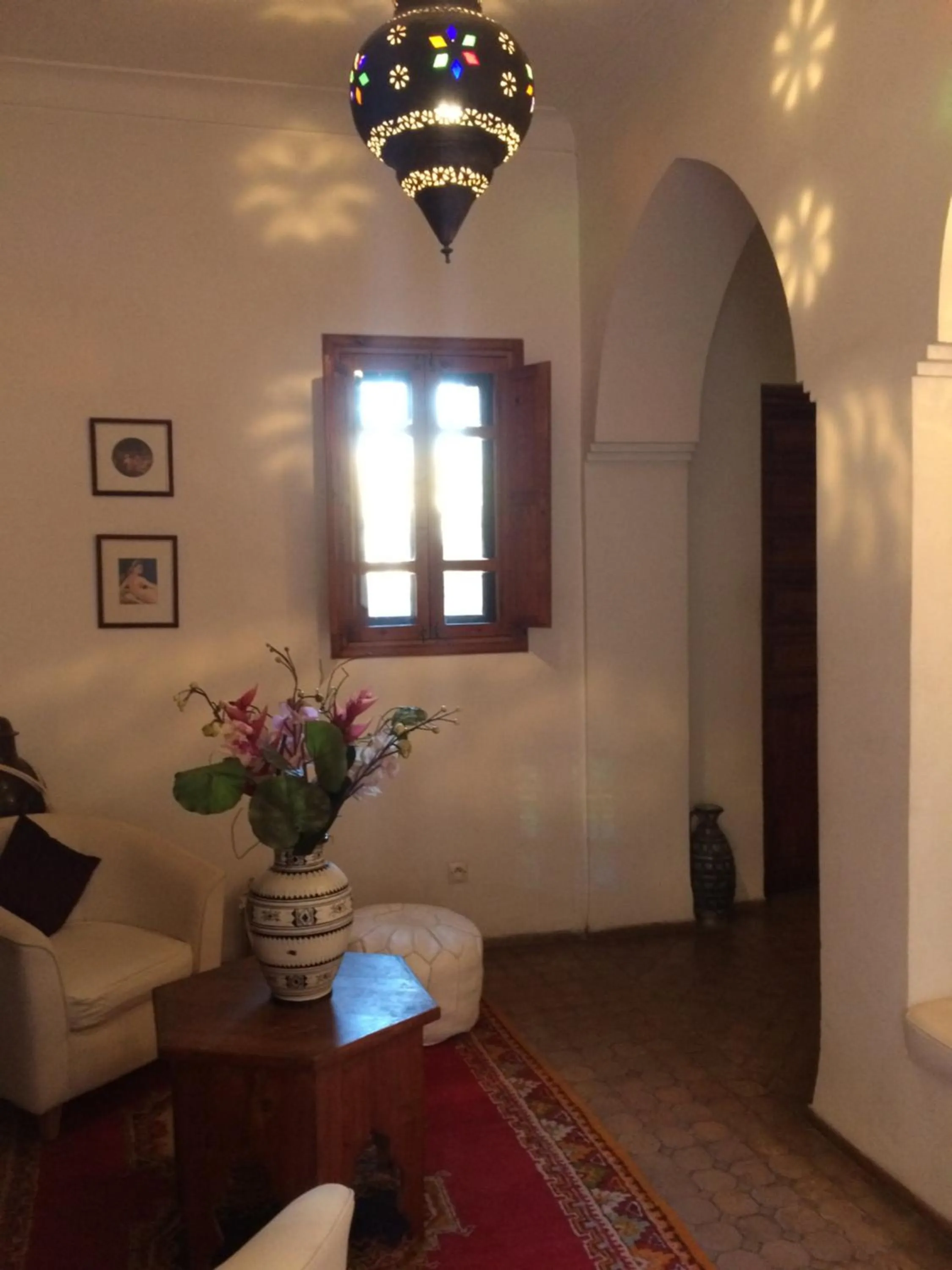 Decorative detail in Riad Irene