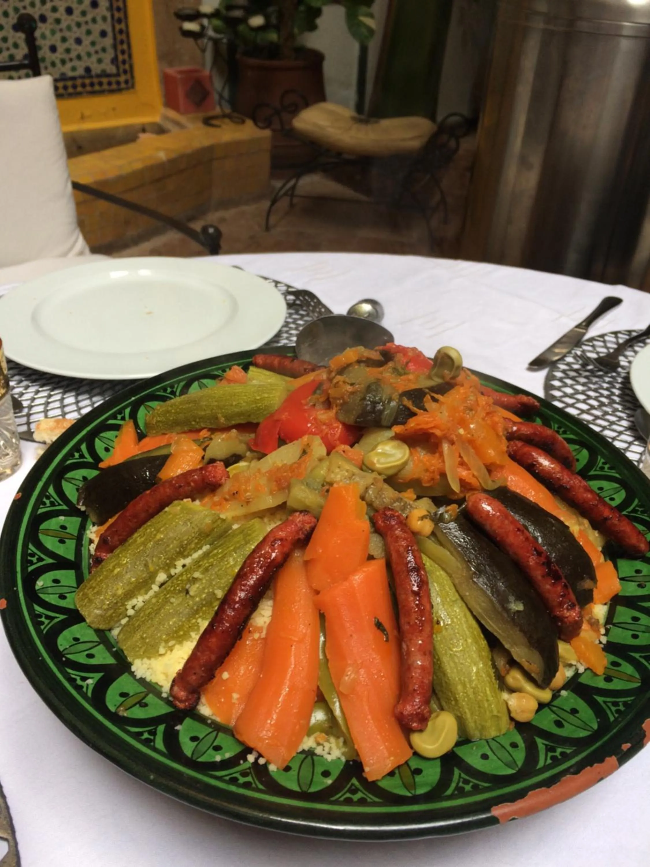 Food close-up in Riad Irene