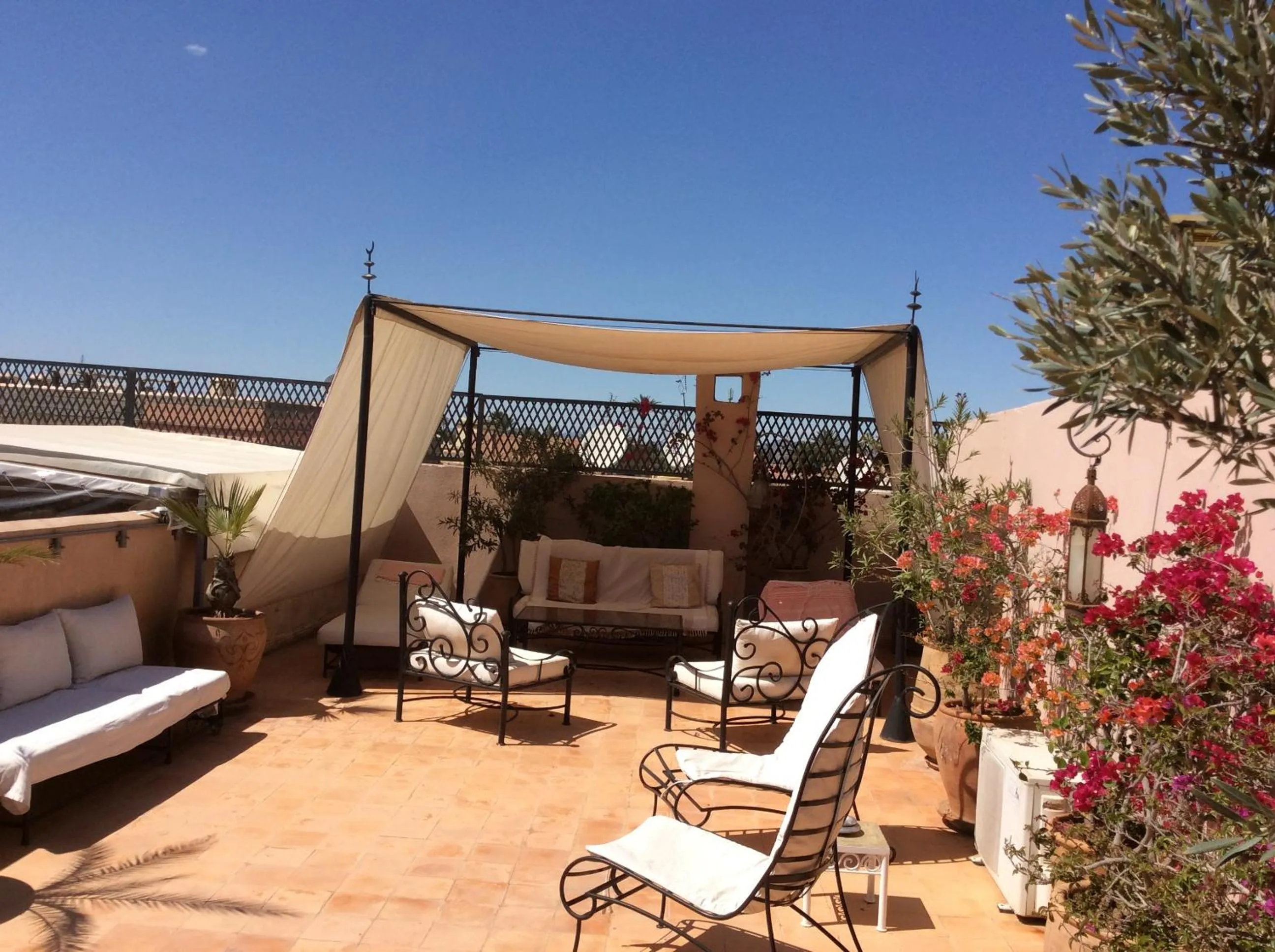 Balcony/Terrace in Riad Irene