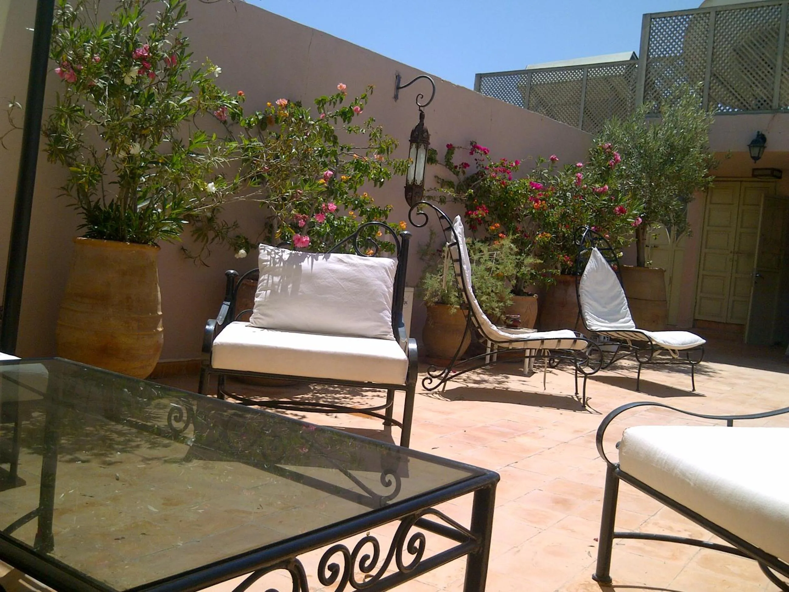 Balcony/Terrace in Riad Irene