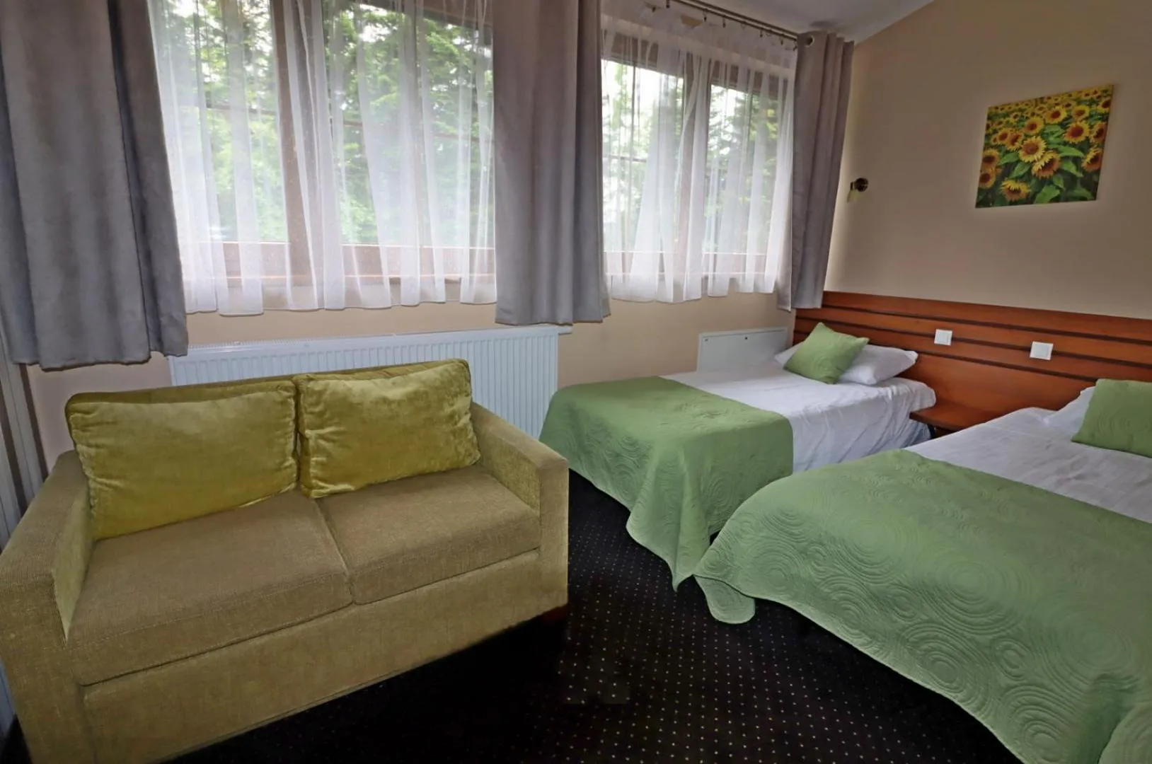 Bed in Hotel Beskidzki Raj Medical SPA