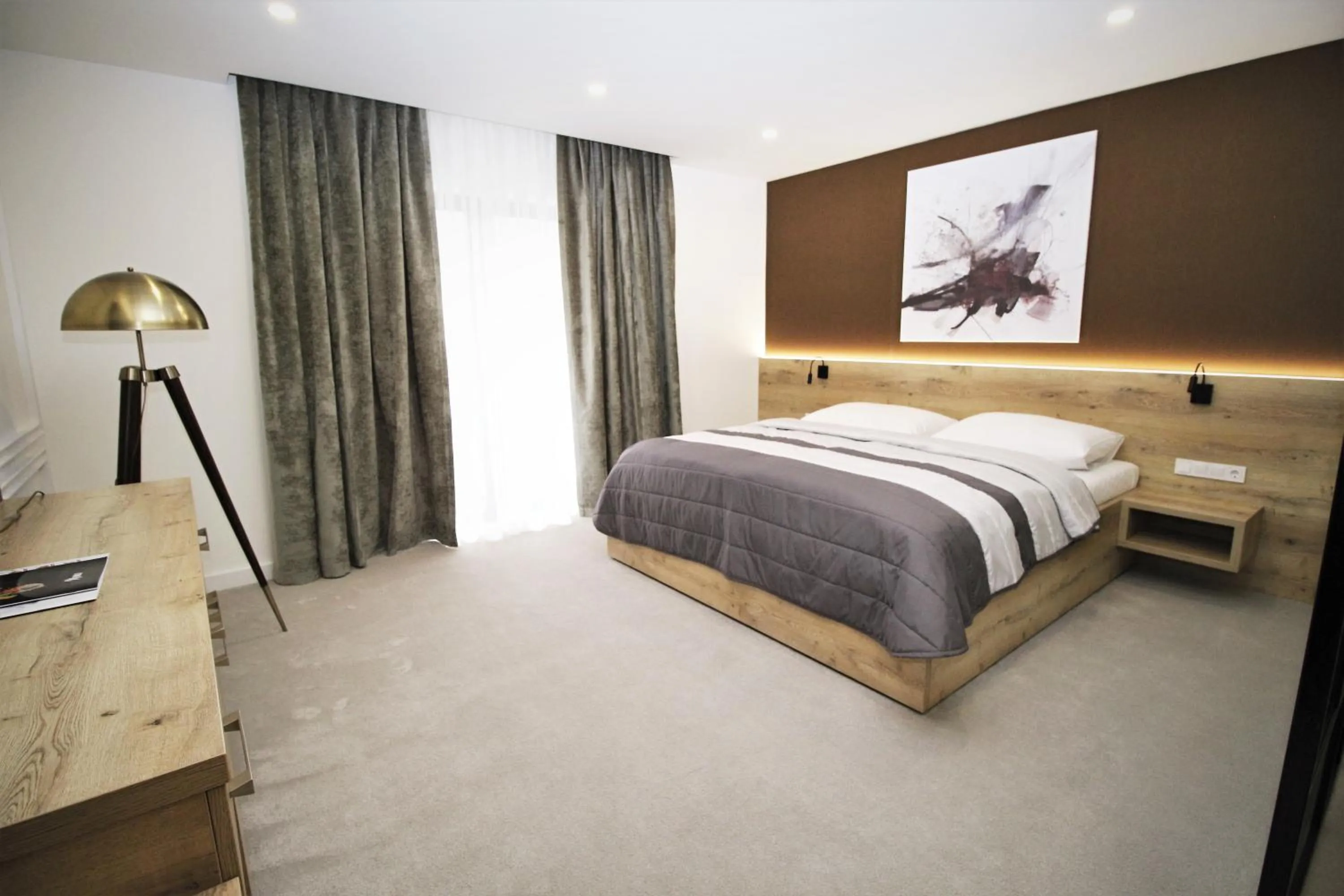 Bedroom, Bed in Hotel Magnus Trenčín