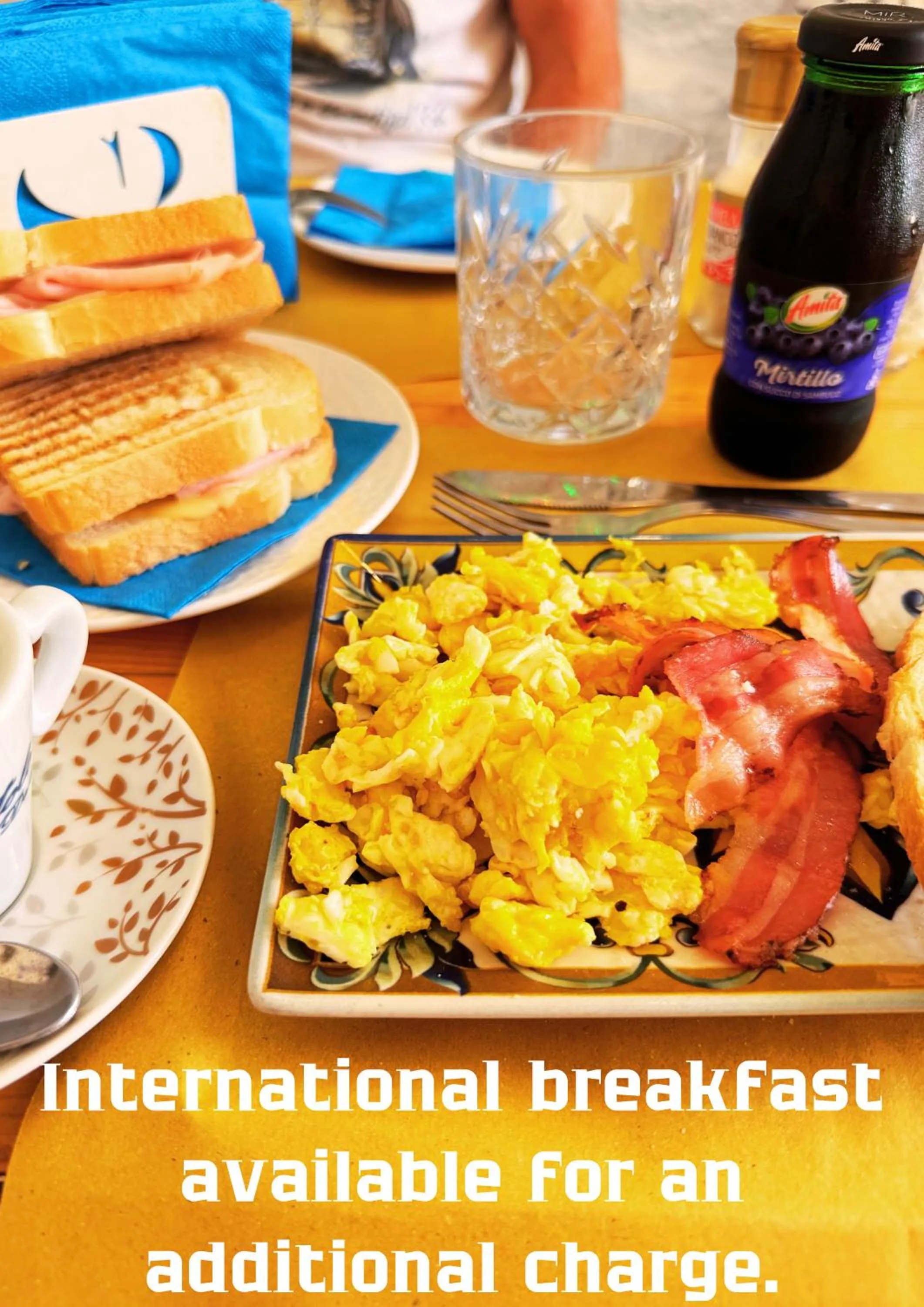 Food and drinks in B&B Casa Fiore