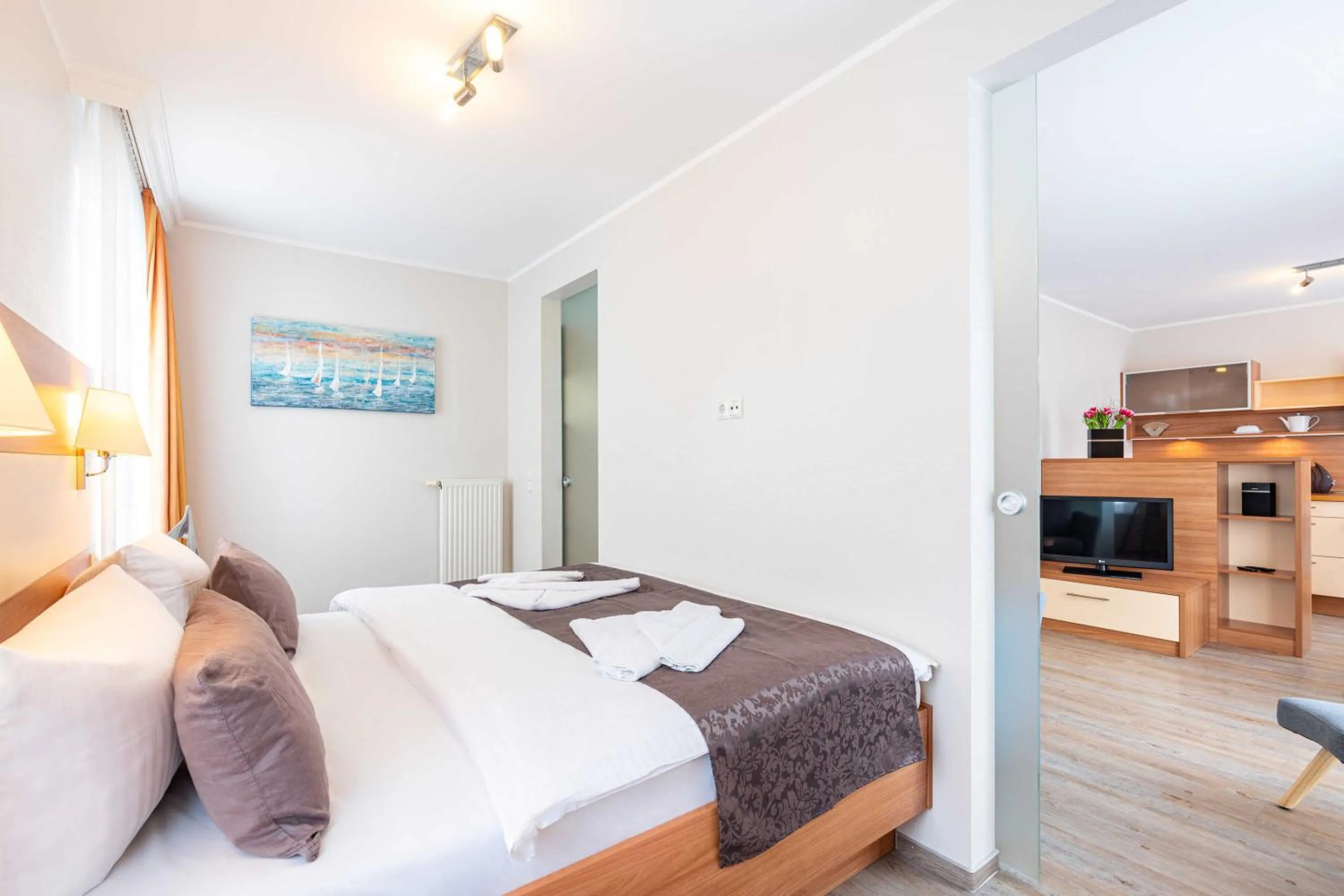 Bed in Strandhaus Aurell