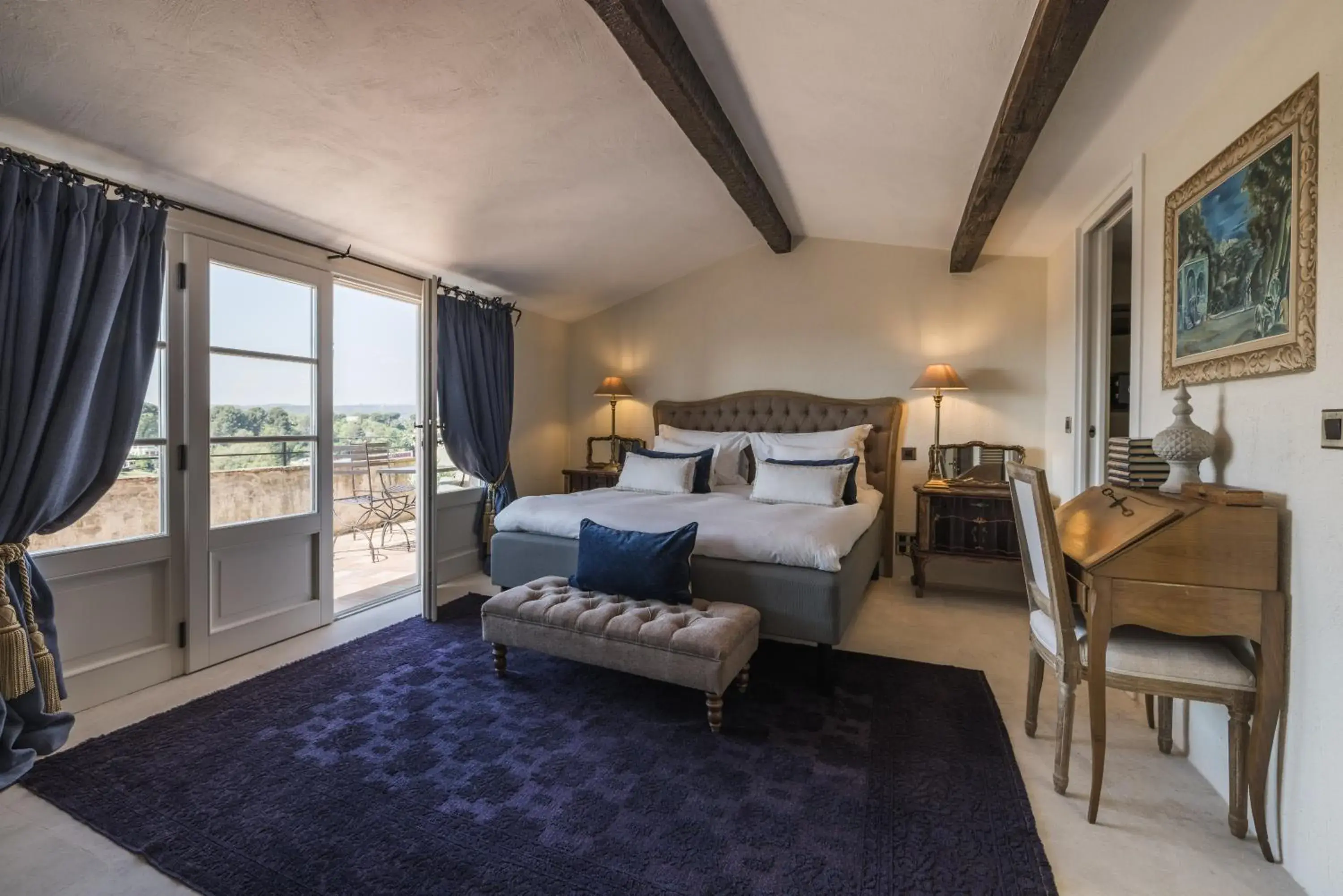 Property building, Bed in Château Le Cagnard Property building, Bed in Château Le Cagnard