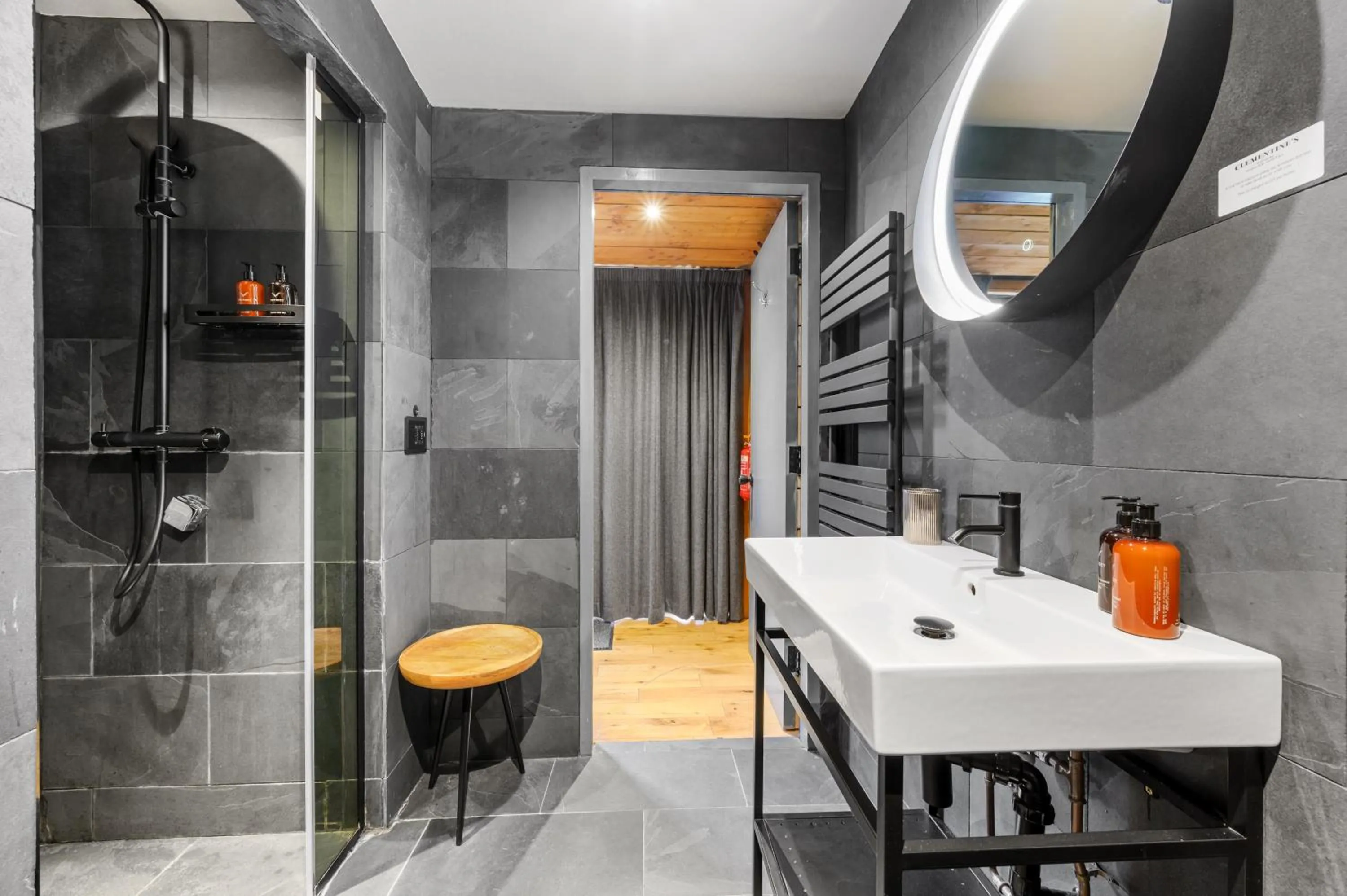 Shower in Clementine's Guest House