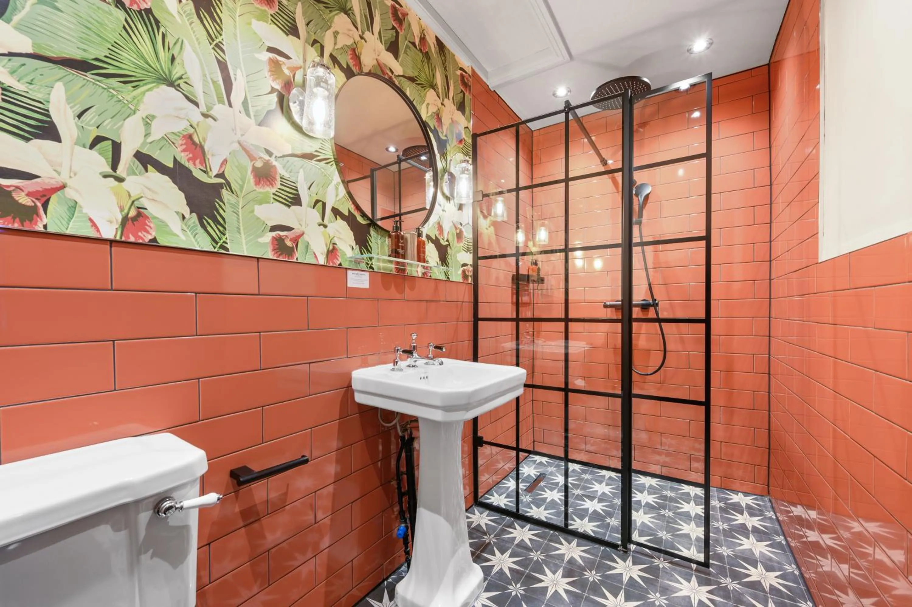 Shower in Clementine's Guest House