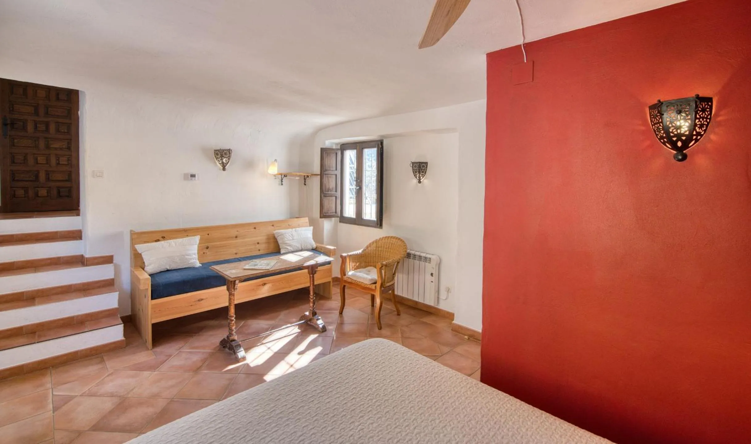 Photo of the whole room, Bed in Casa Rural Arroyo de la Greda, your perfect base for activities in Sierra Nevada and Granada