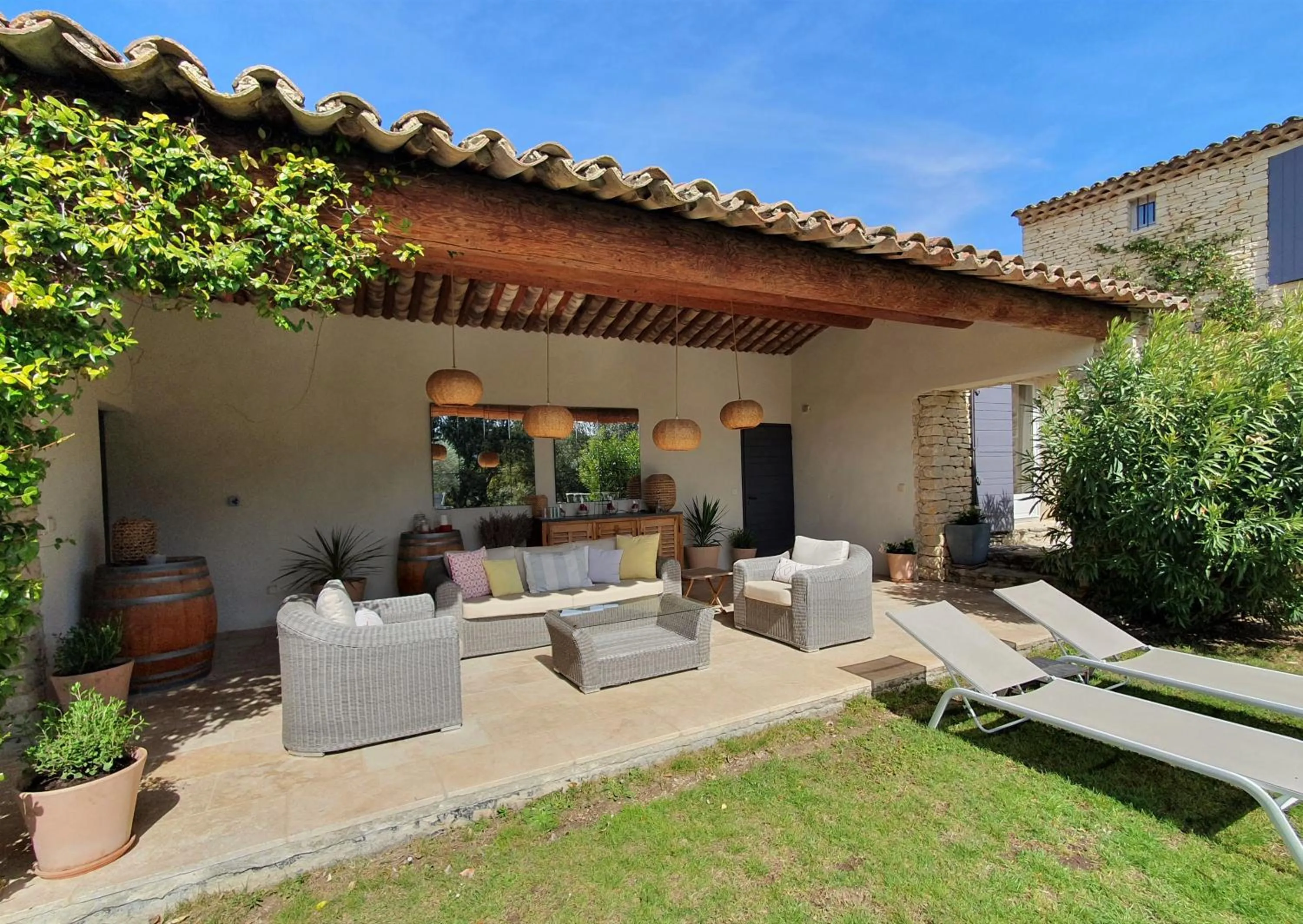Balcony/Terrace in Les Terrasses - Gordes