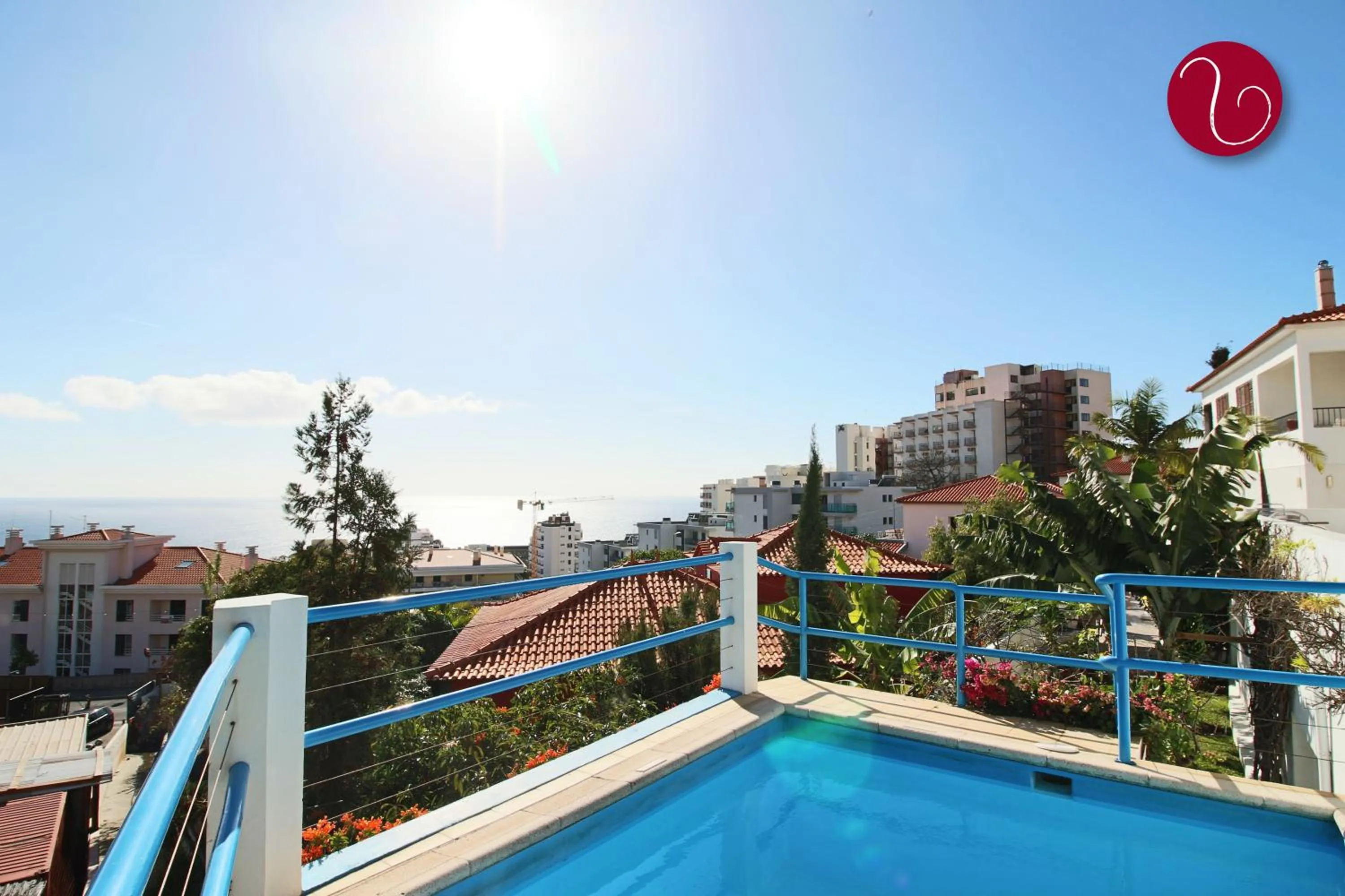 Swimming pool in GuestHouse Vila Lusitania