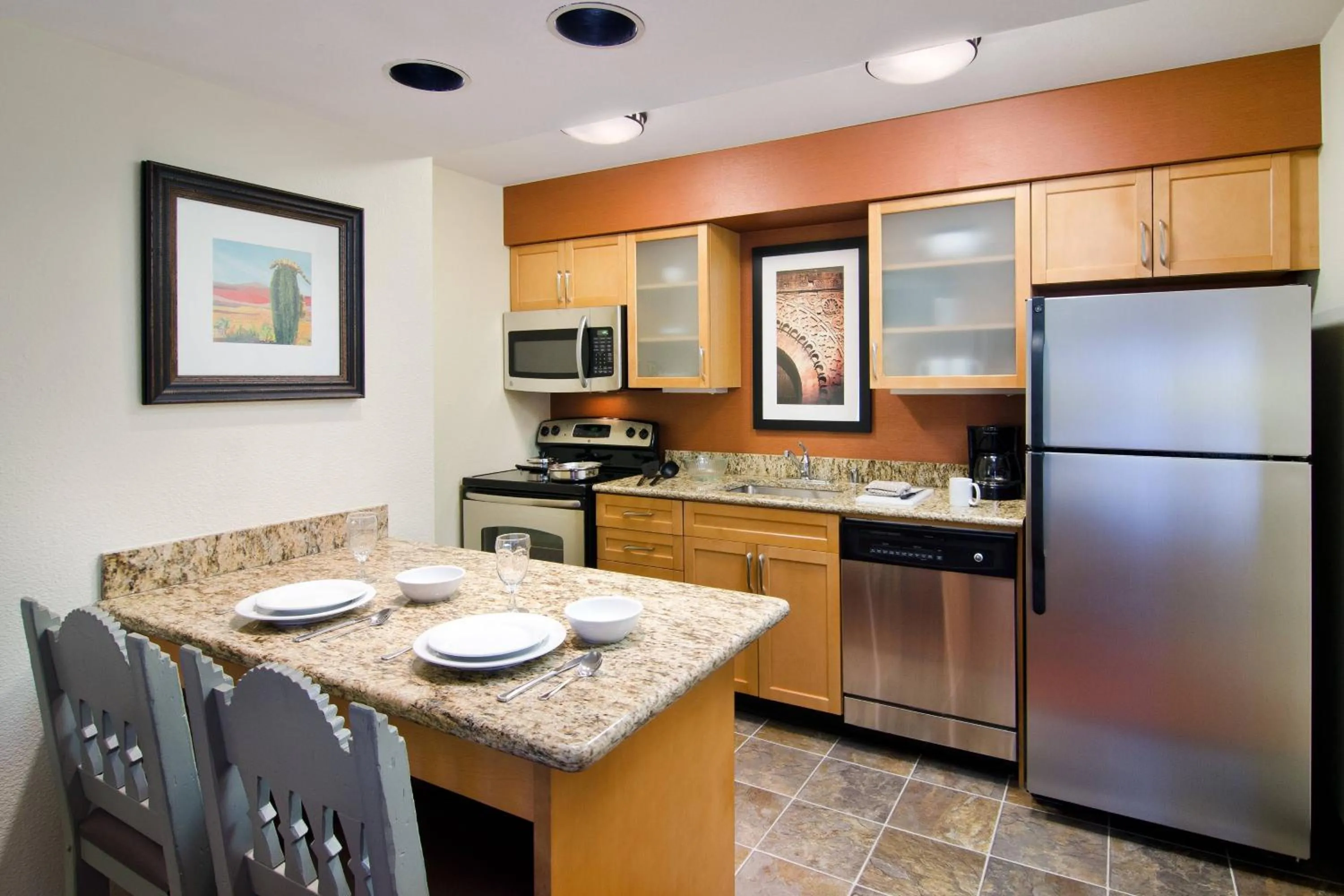 Kitchen or kitchenette in Residence Inn Santa Fe
