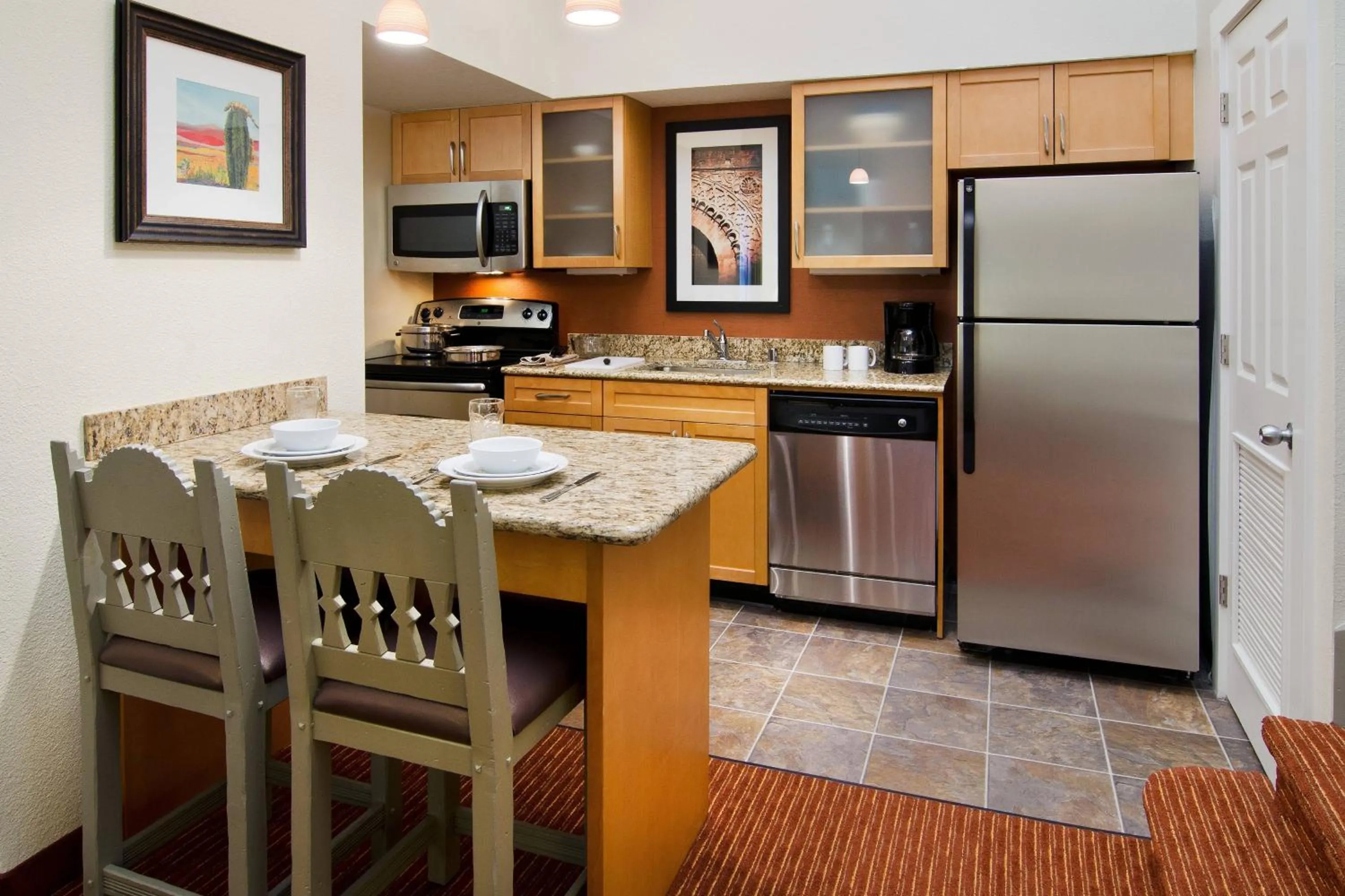 Kitchen or kitchenette in Residence Inn Santa Fe
