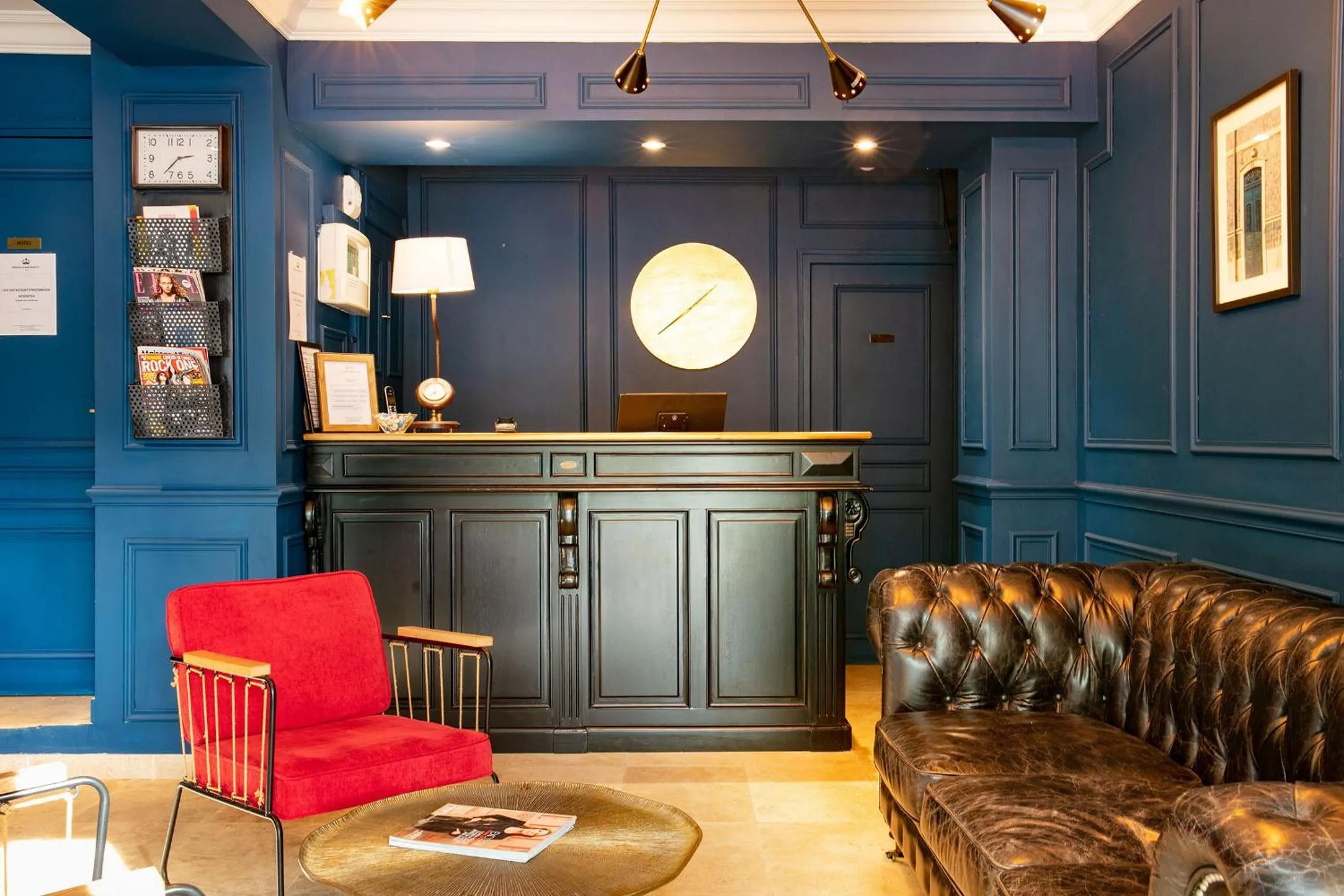 Lobby or reception in Le Grand Albert 1er