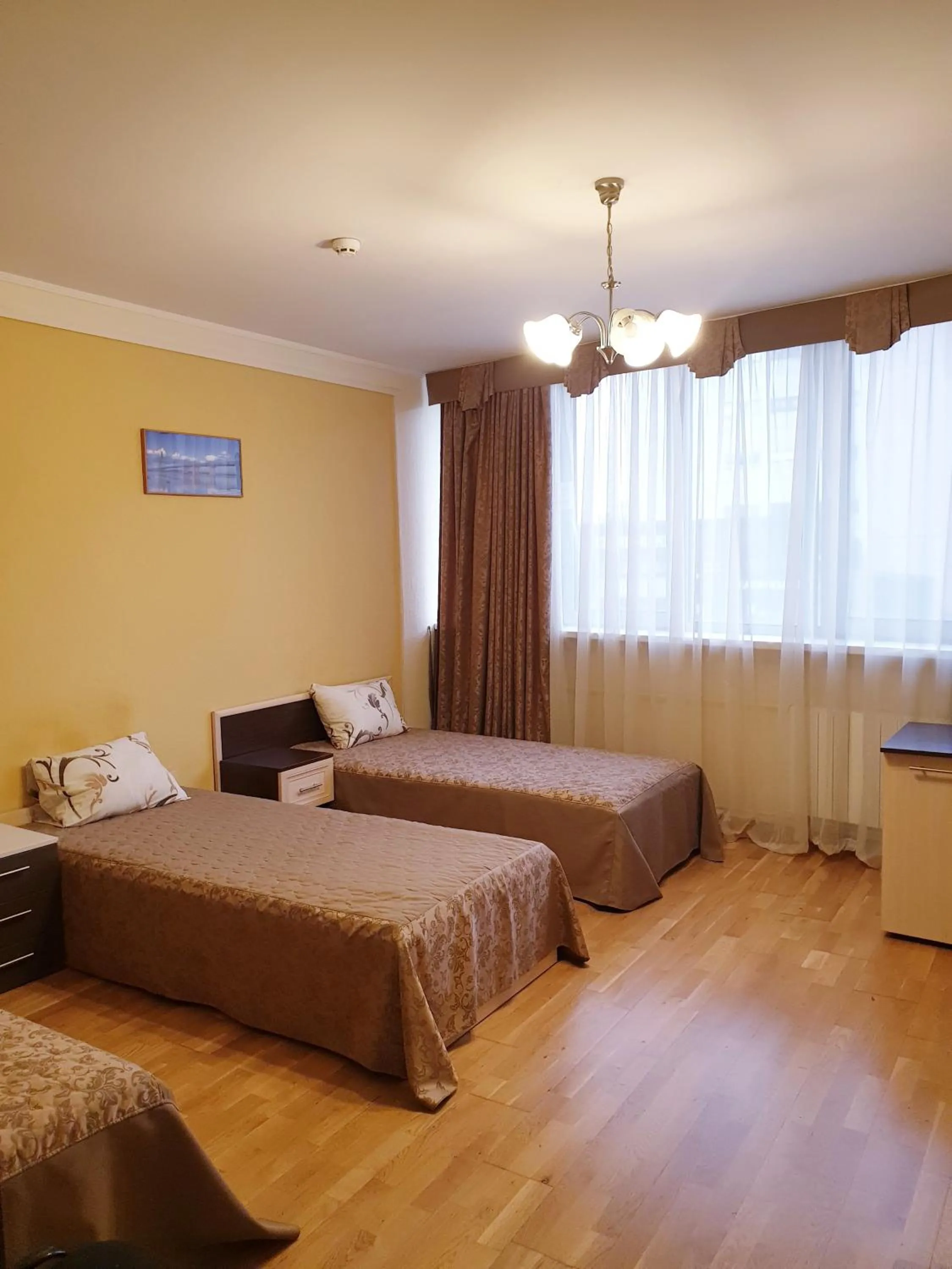 Seating area, Bed in Hotel Obolon-Arena