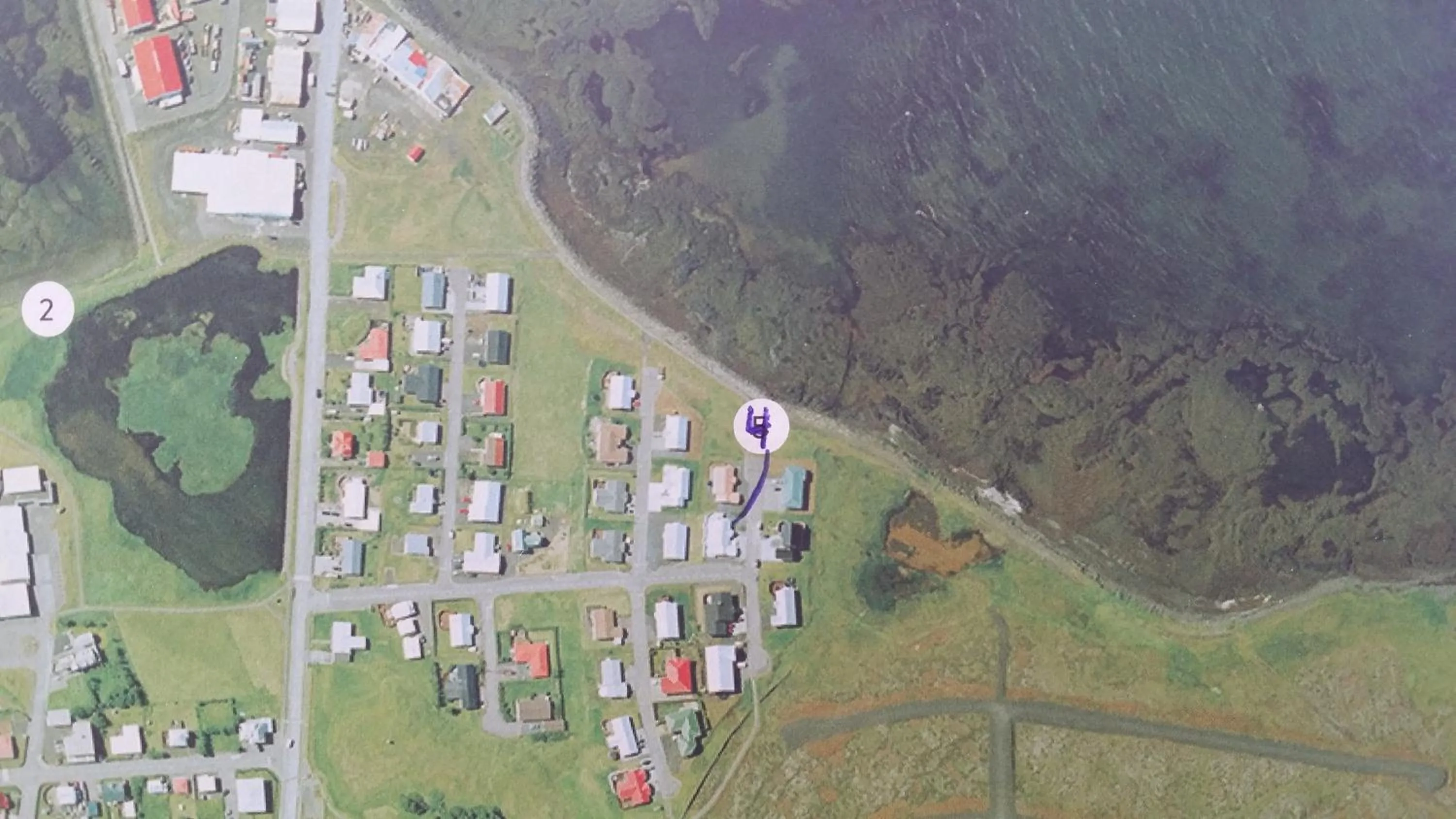 Bird's eye view in Ocean Front Villa