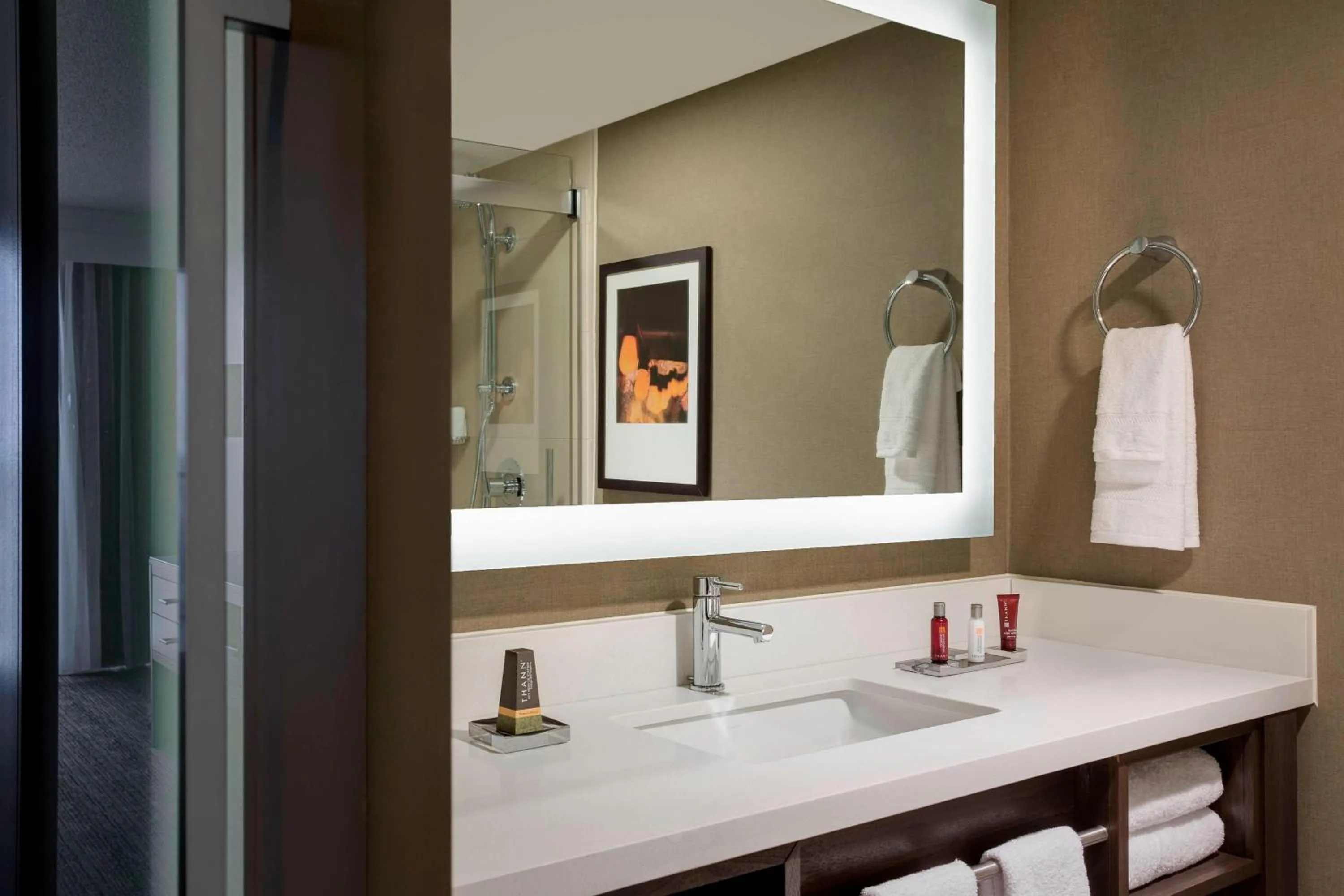 Bathroom in San Antonio Marriott Riverwalk