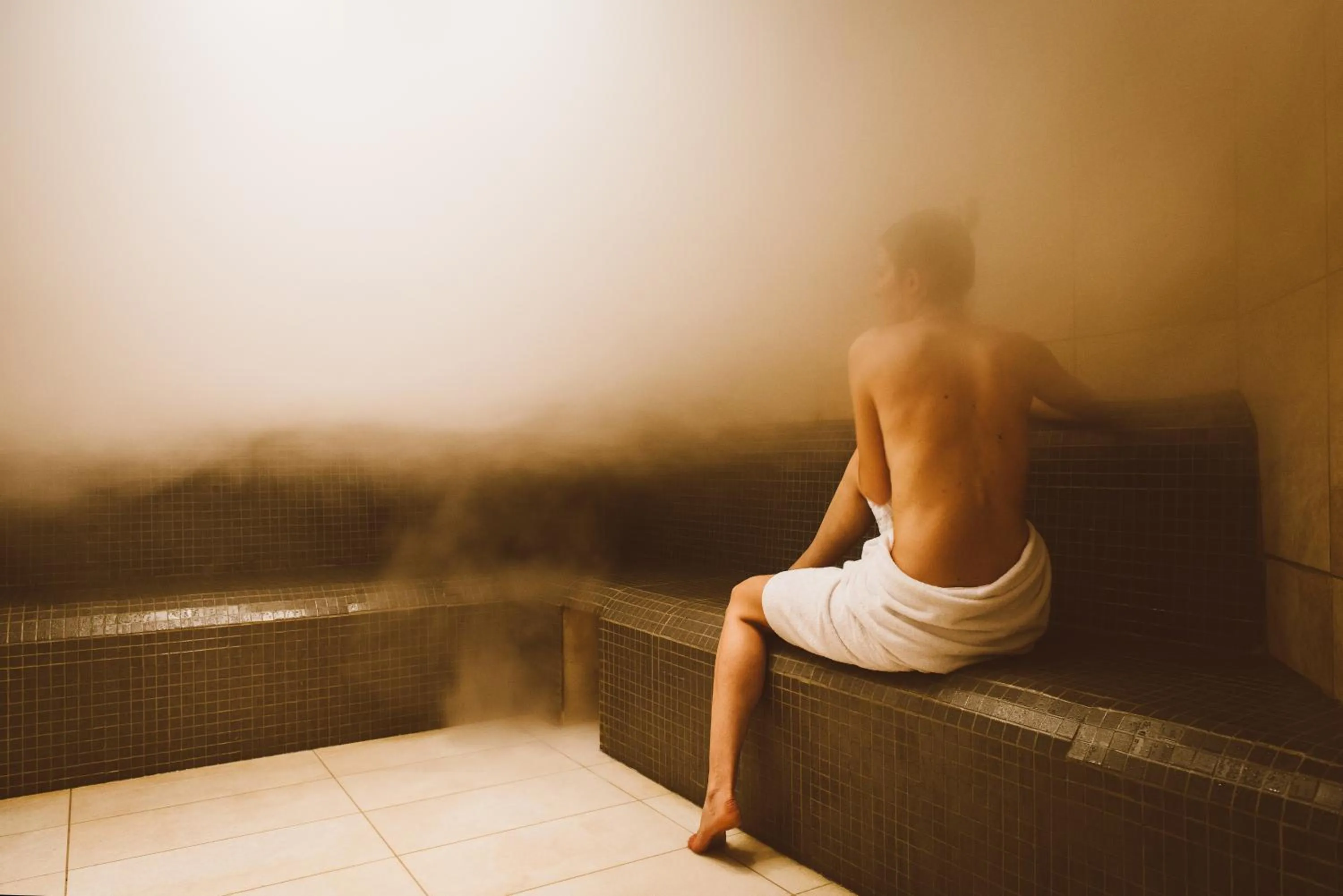 Steam room in CGH Résidences & Spas Le Village De Lessy