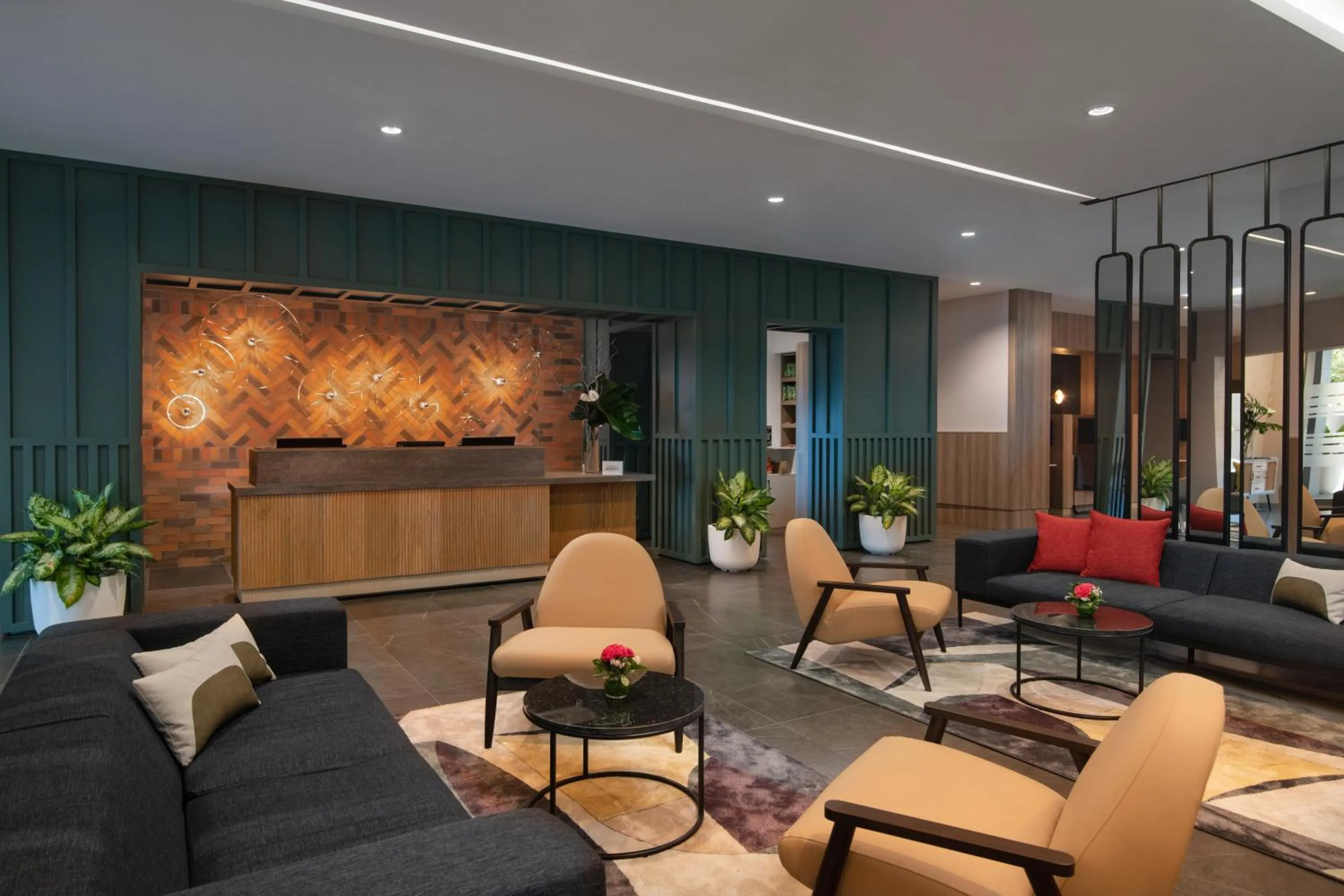 Lobby or reception in Courtyard by Marriott Santo Domingo
