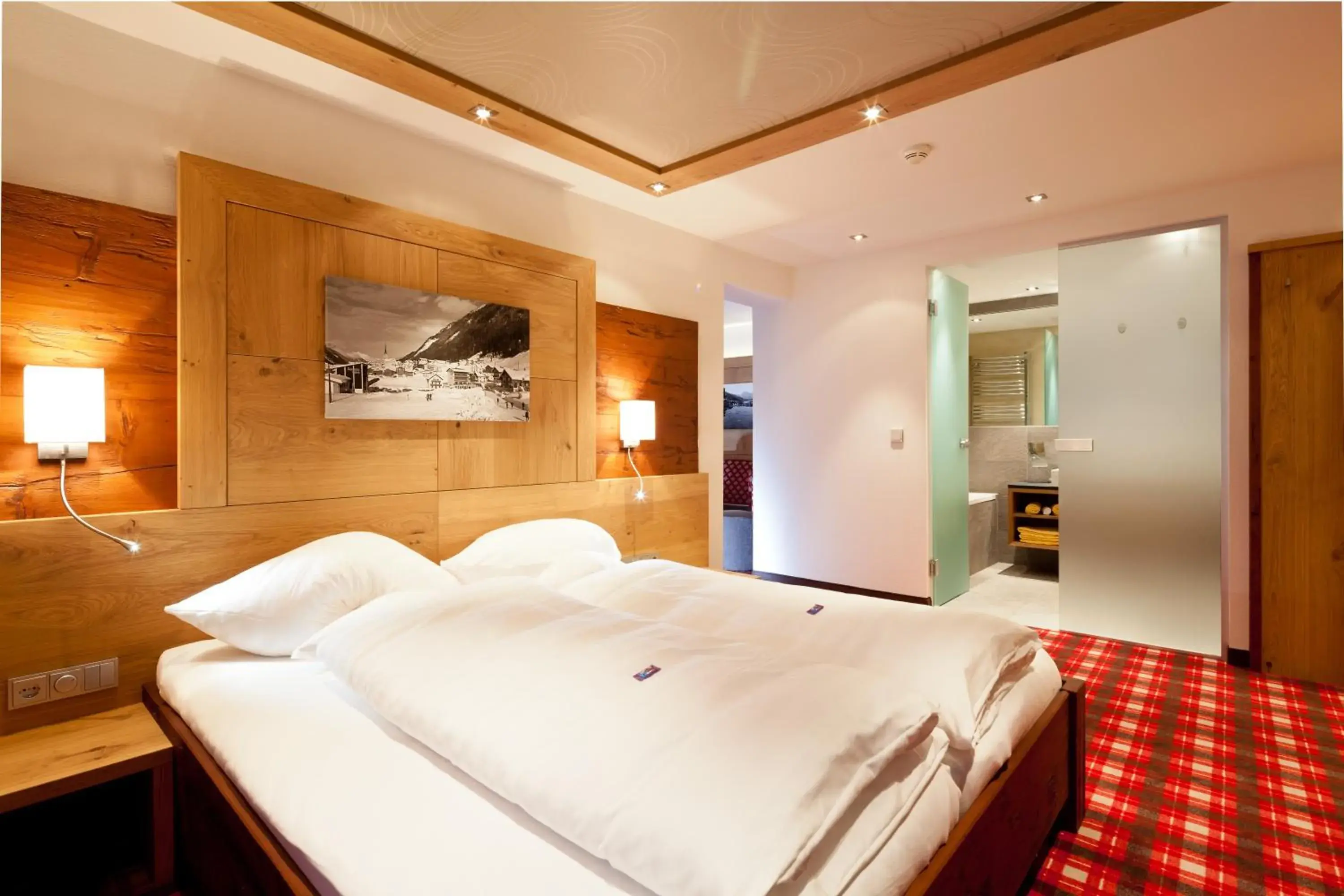 Bed in Hotel Solaria Ischgl - 4 superior