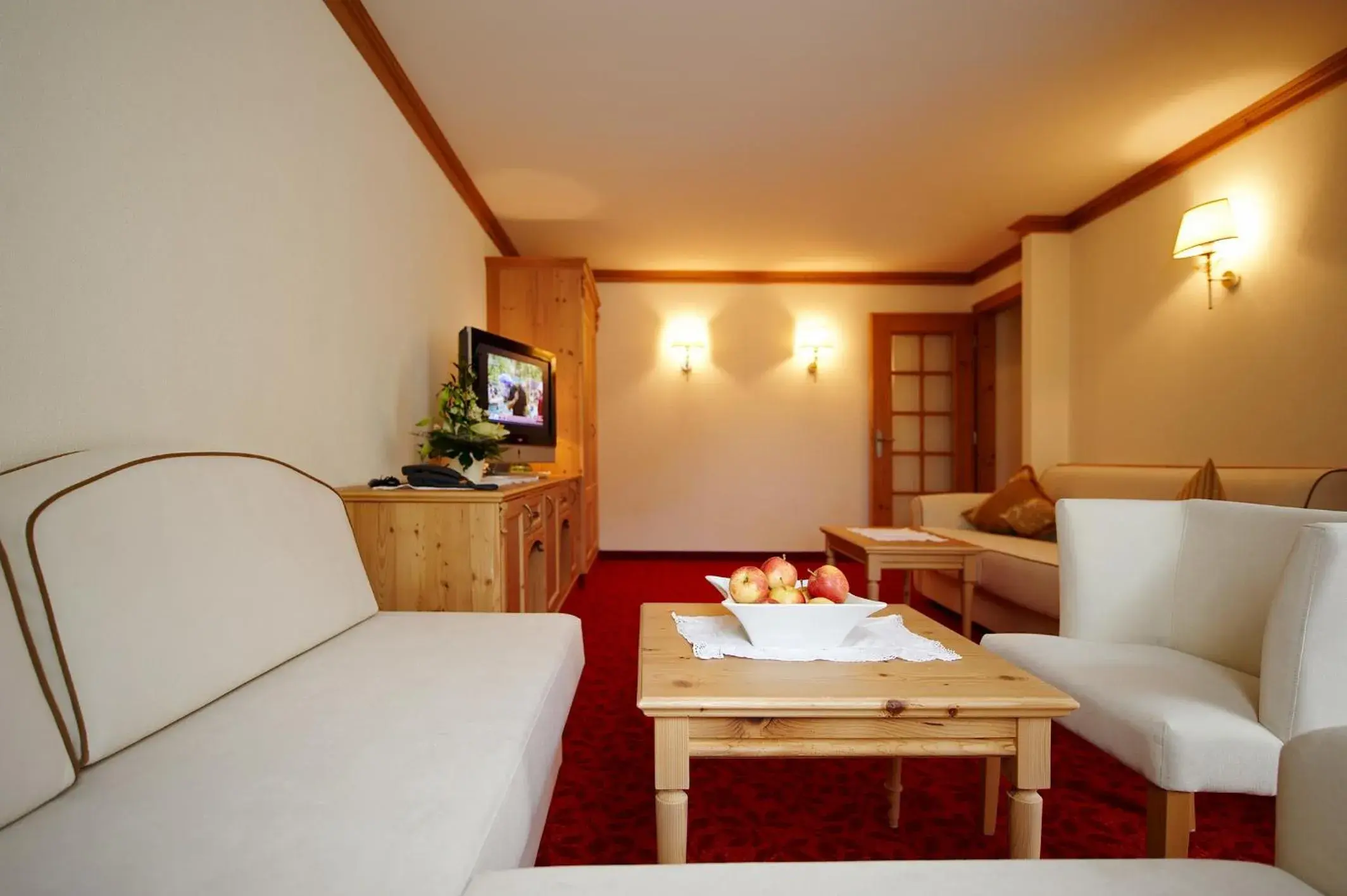 Living room, Seating Area in Hotel Solaria Ischgl - 4 superior