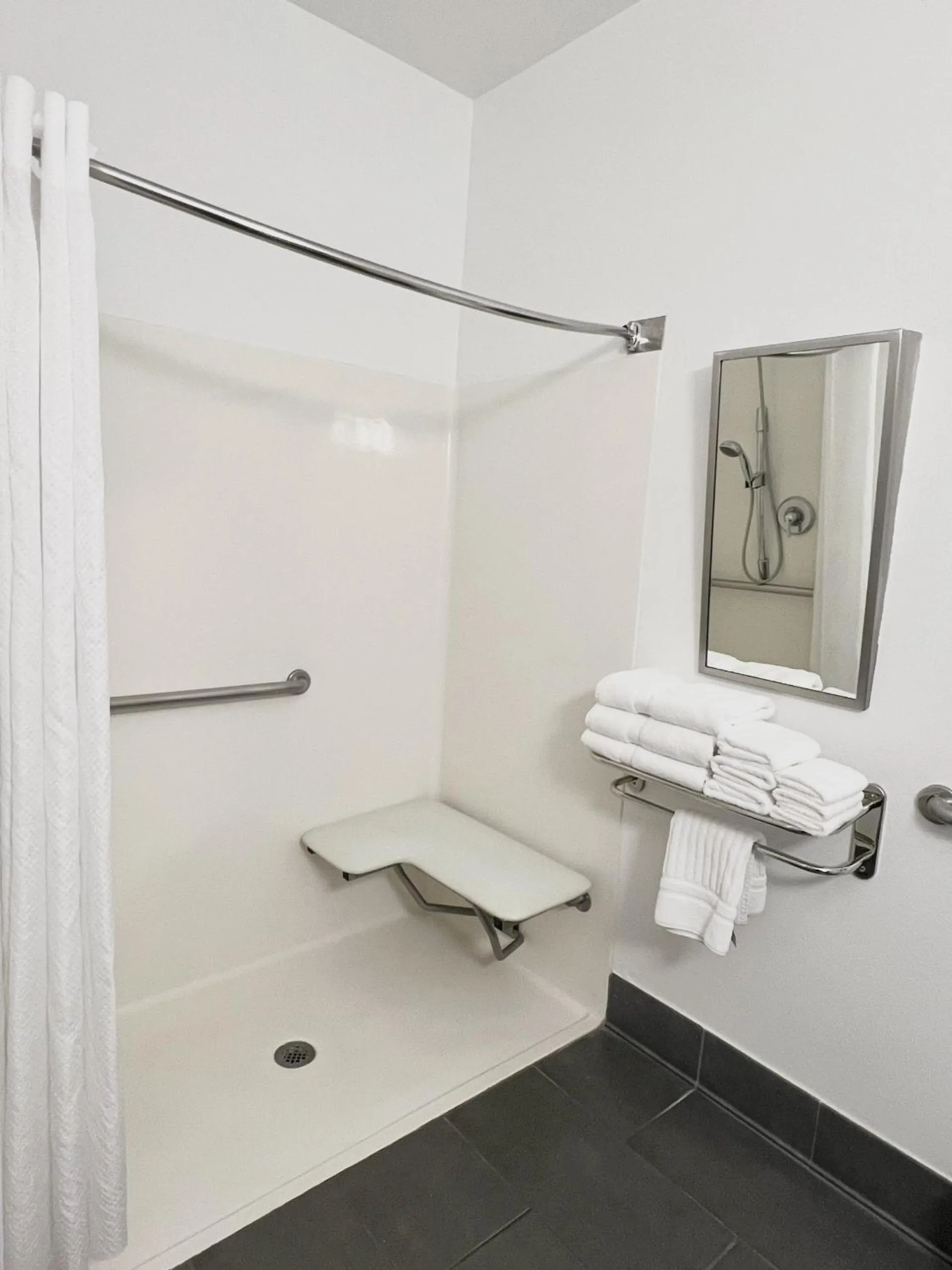 Shower in Country Inn & Suites by Radisson, Tucson Airport, AZ
