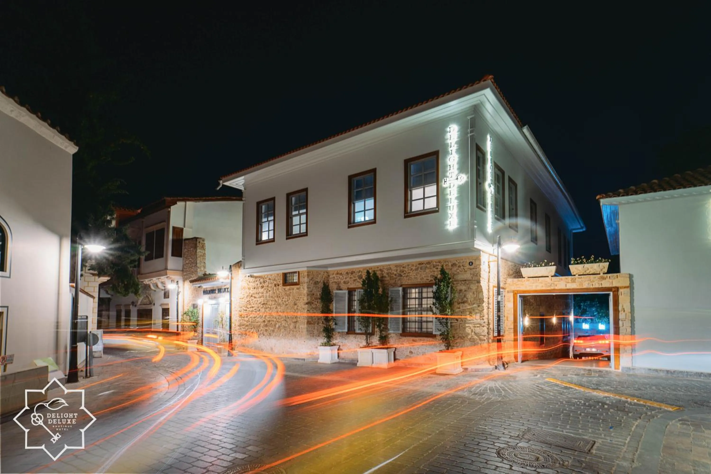 Property building in Delight Deluxe Hotel