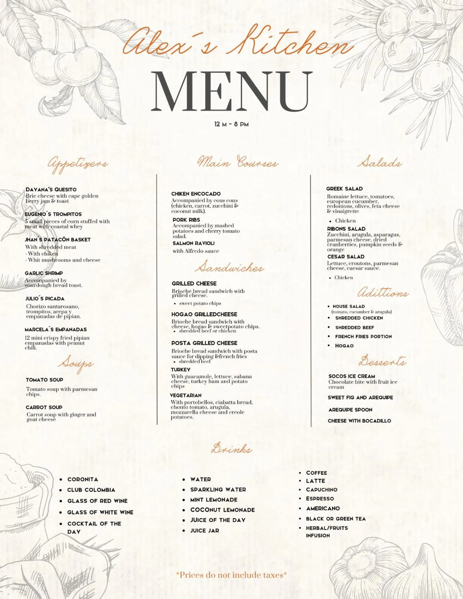 Restaurant/places to eat in Casa Legado