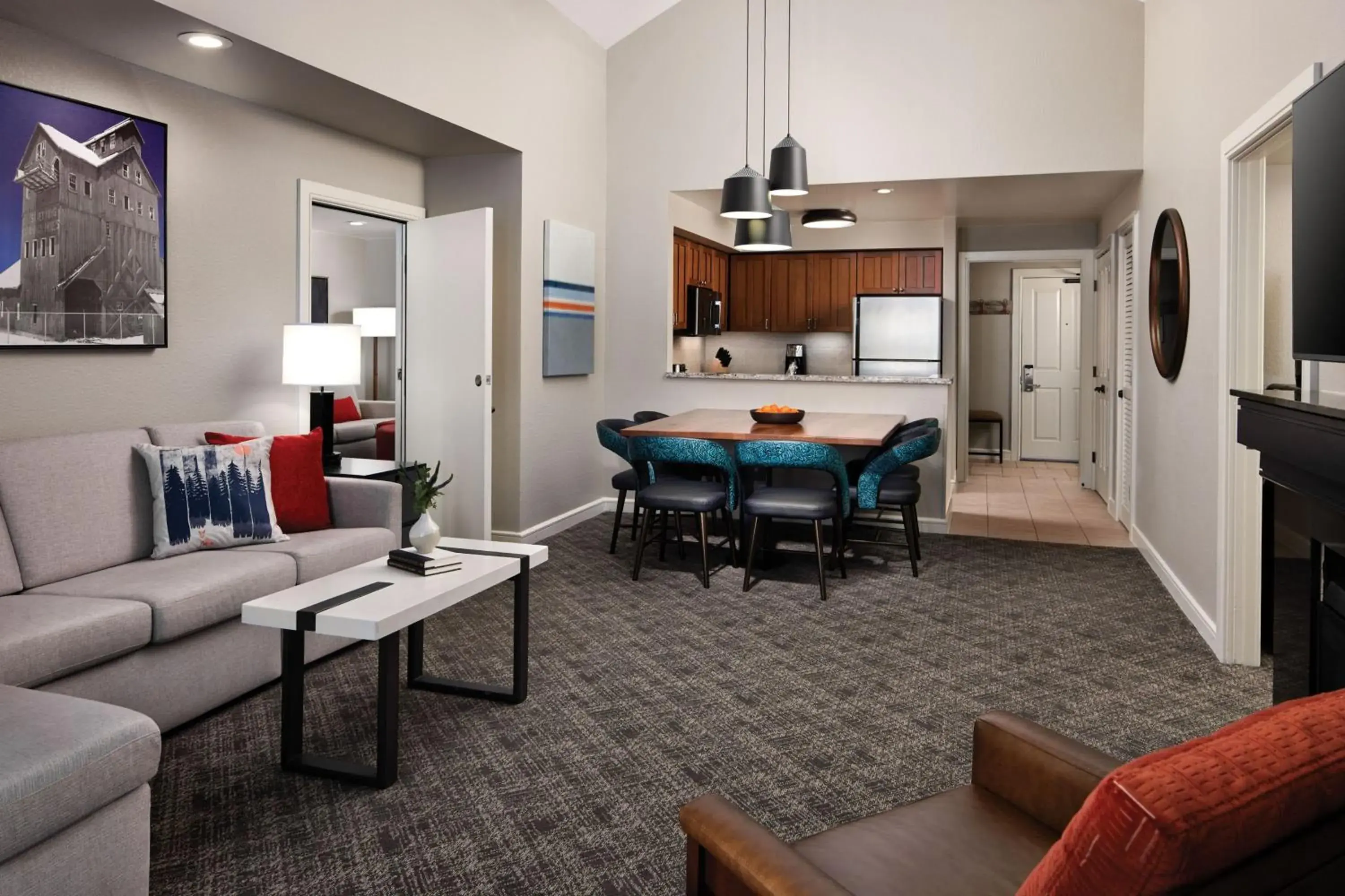 Two-Bedroom Villa with Sofa Beds and Fireplace in Marriott's MountainSide Two-Bedroom Villa with Sofa Beds and Fireplace in Marriott's MountainSide