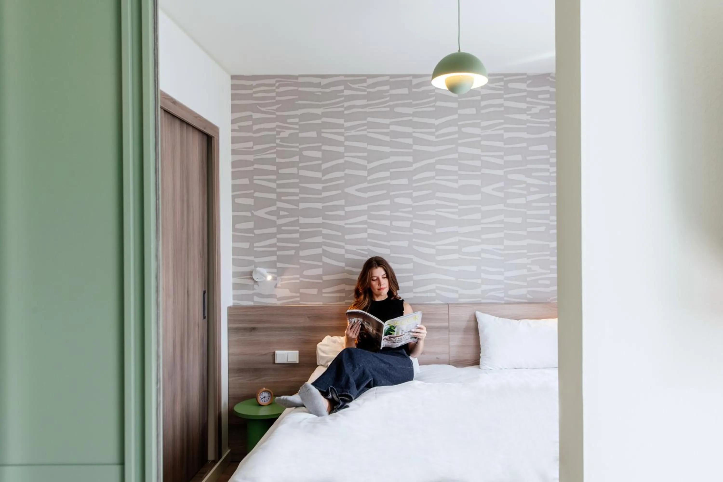 Bed in Aparthotel Adagio Muenchen City